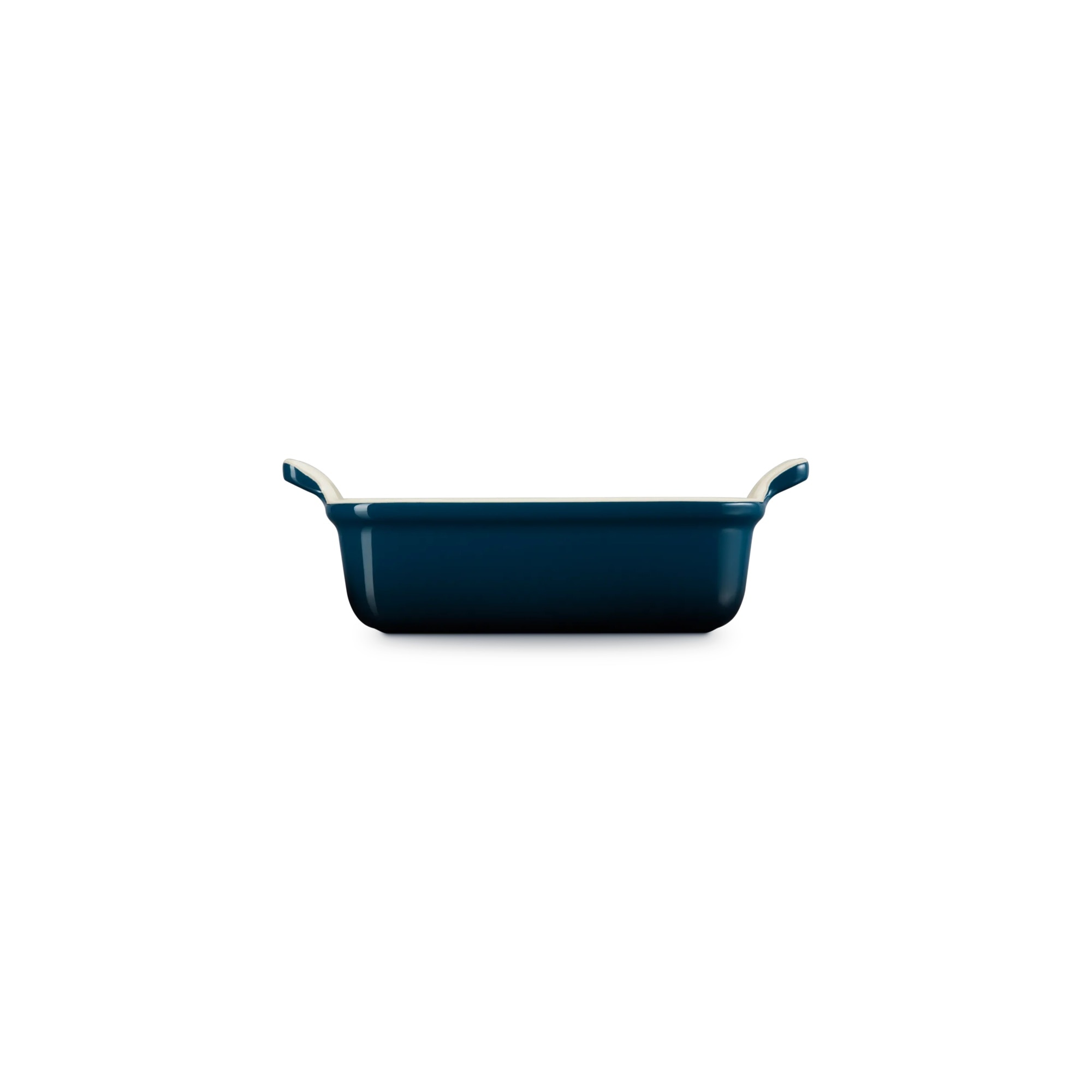 Bandeja rectangular Heritage de cerámica de gres Le Creuset - Azul oscuro 19 cm Azul oscuro-4