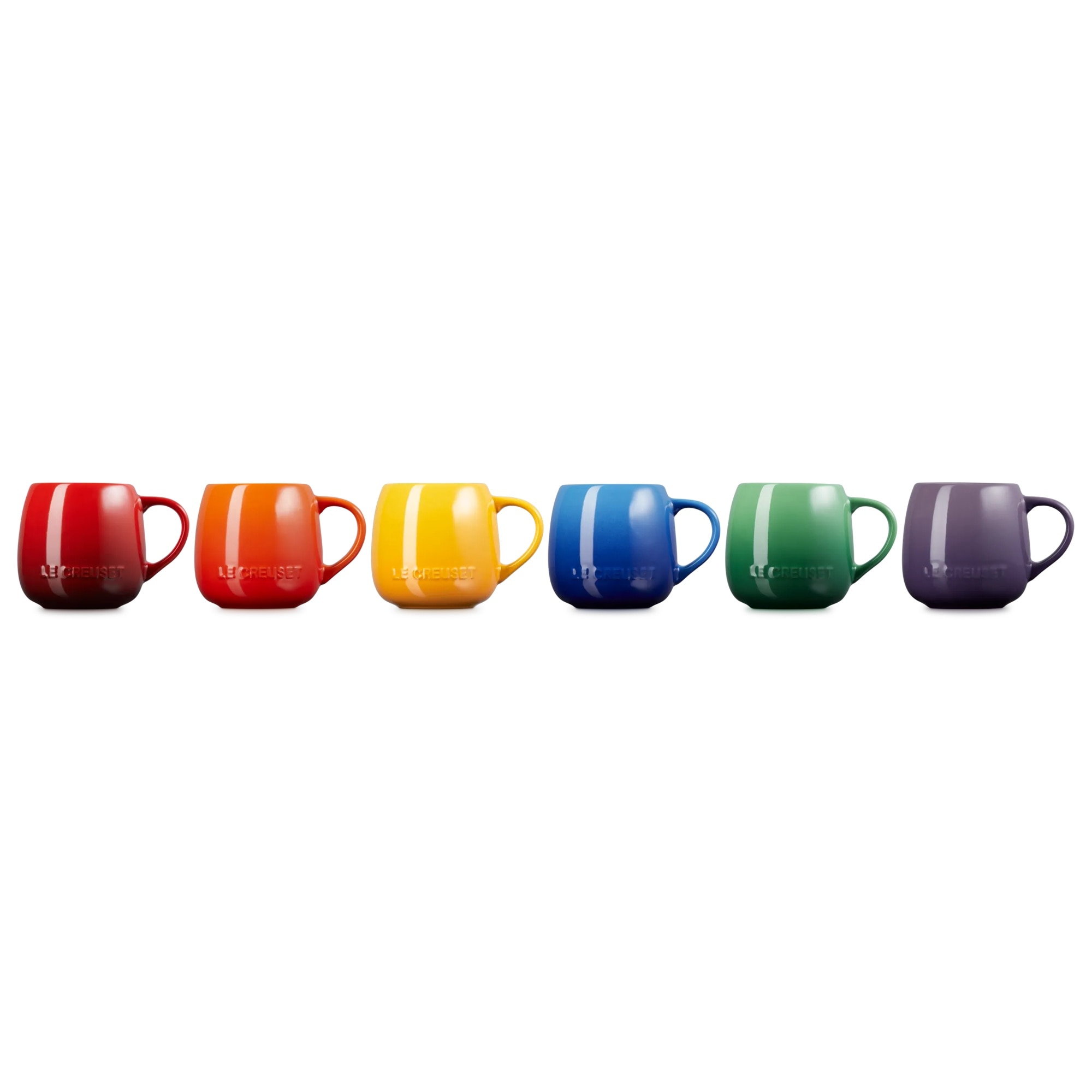 Set 6 Tazas Coupé Arcoiris Le Creuset - Multicolor Multicolor-3