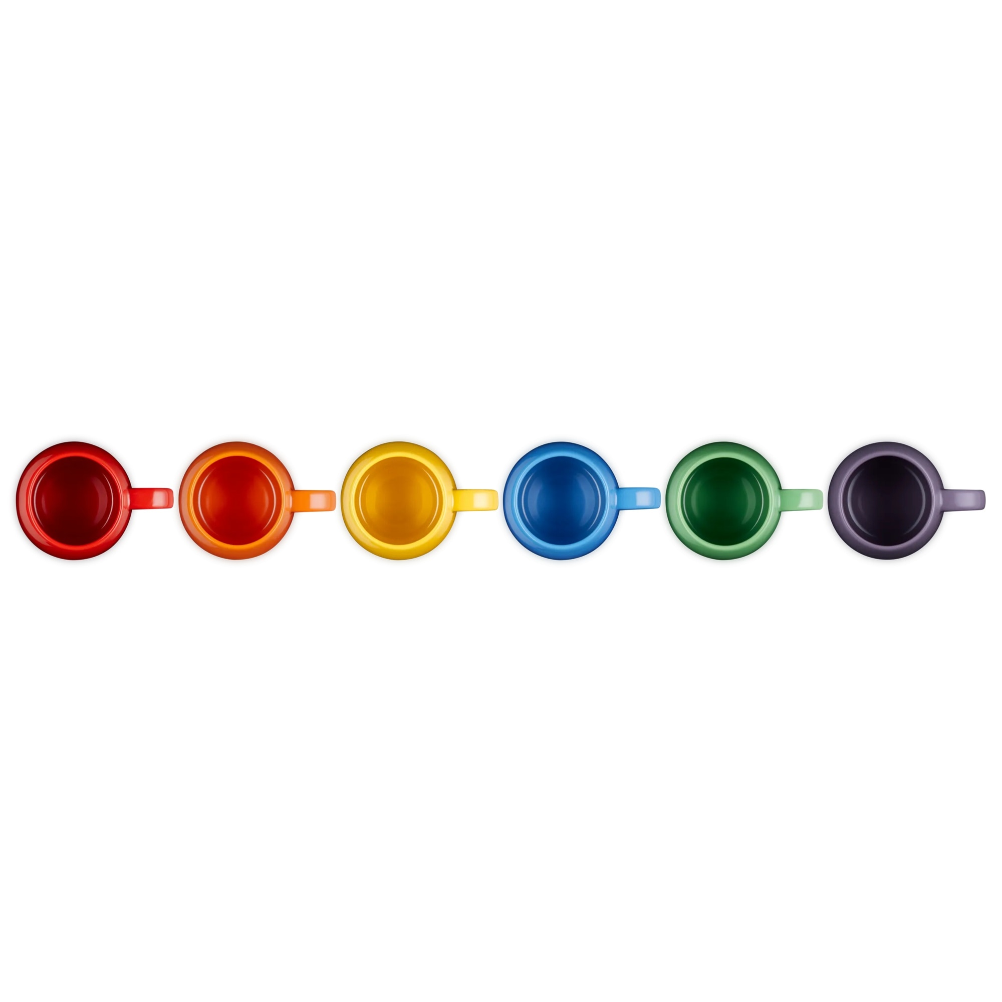 Set 6 Tazas Coupé Arcoiris Le Creuset - Multicolor Multicolor-4