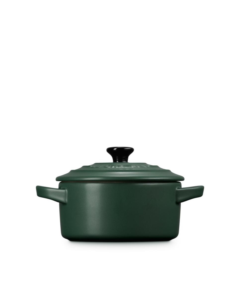 Mini cocotte cerámica de gres Le Creuset - Verde oscuro Verde oscuro-3