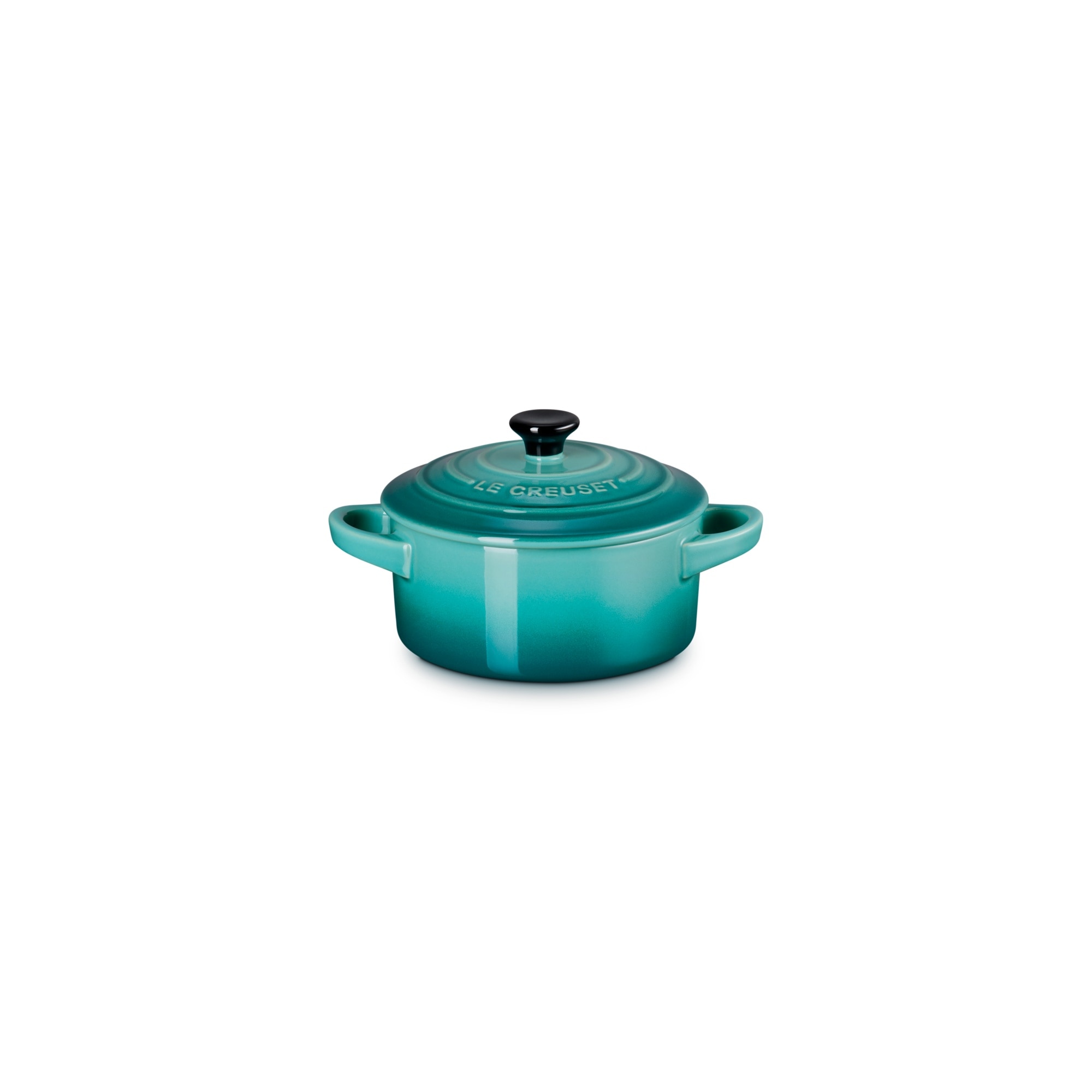Imagen 2 de Mini cocotte cerámica de gres Le Creuset - Azul Pacífico Azul Pacífico