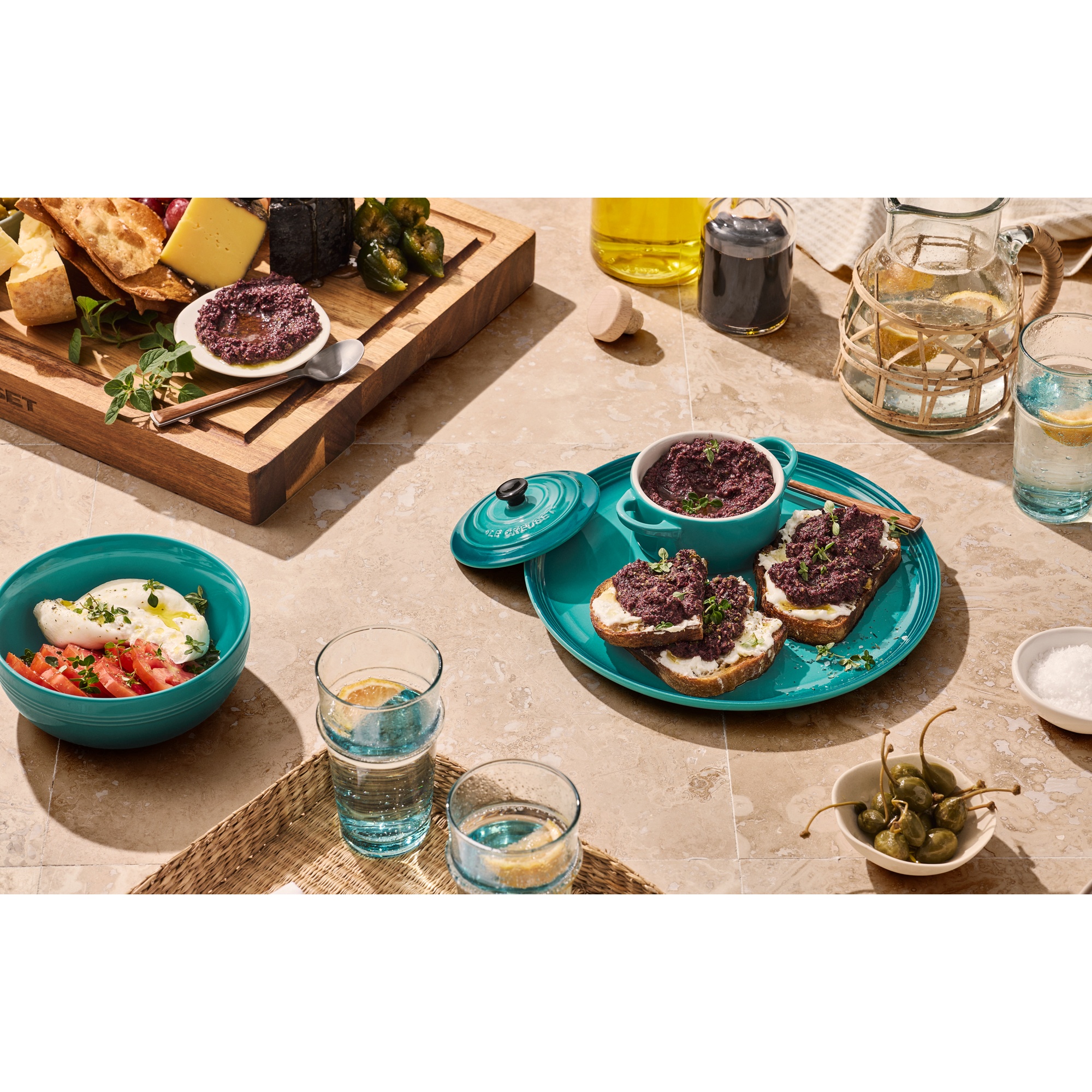 Imagen 6 de Mini cocotte cerámica de gres Le Creuset - Azul Pacífico Azul Pacífico