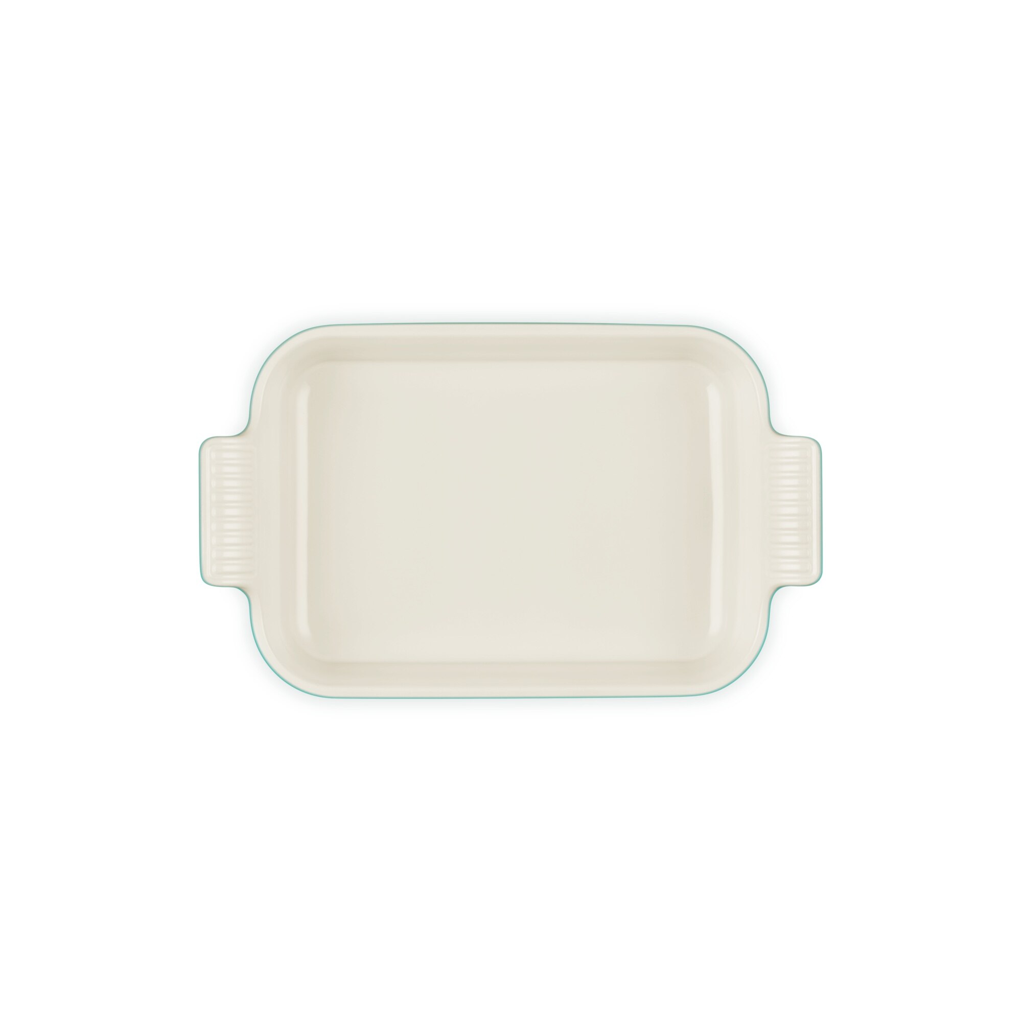 Bandeja rectangular Heritage de cerámica de gres Le Creuset - Azul Pacífico 19 cm Azul Pacífico-4
