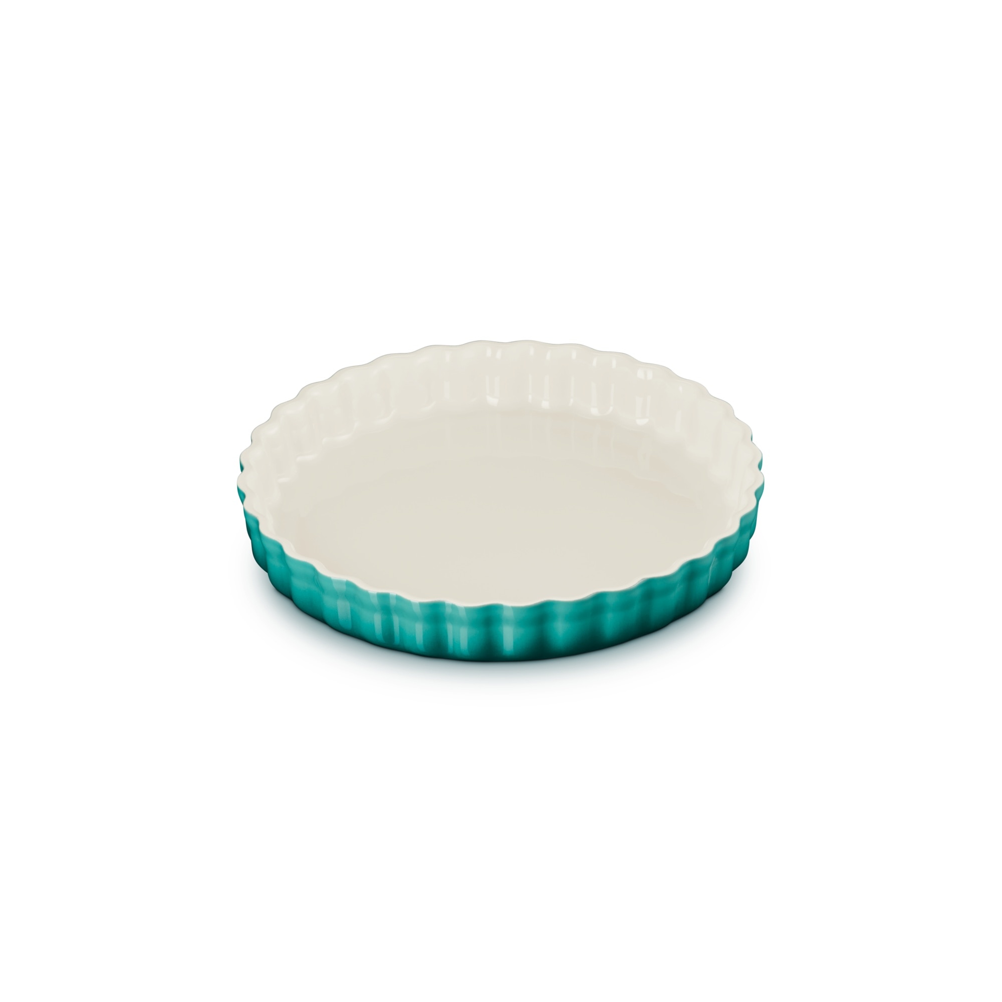 Molde tarta de cerámica de gres Le Creuset - Azul Pacífico 28 cm Azul Pacífico-2