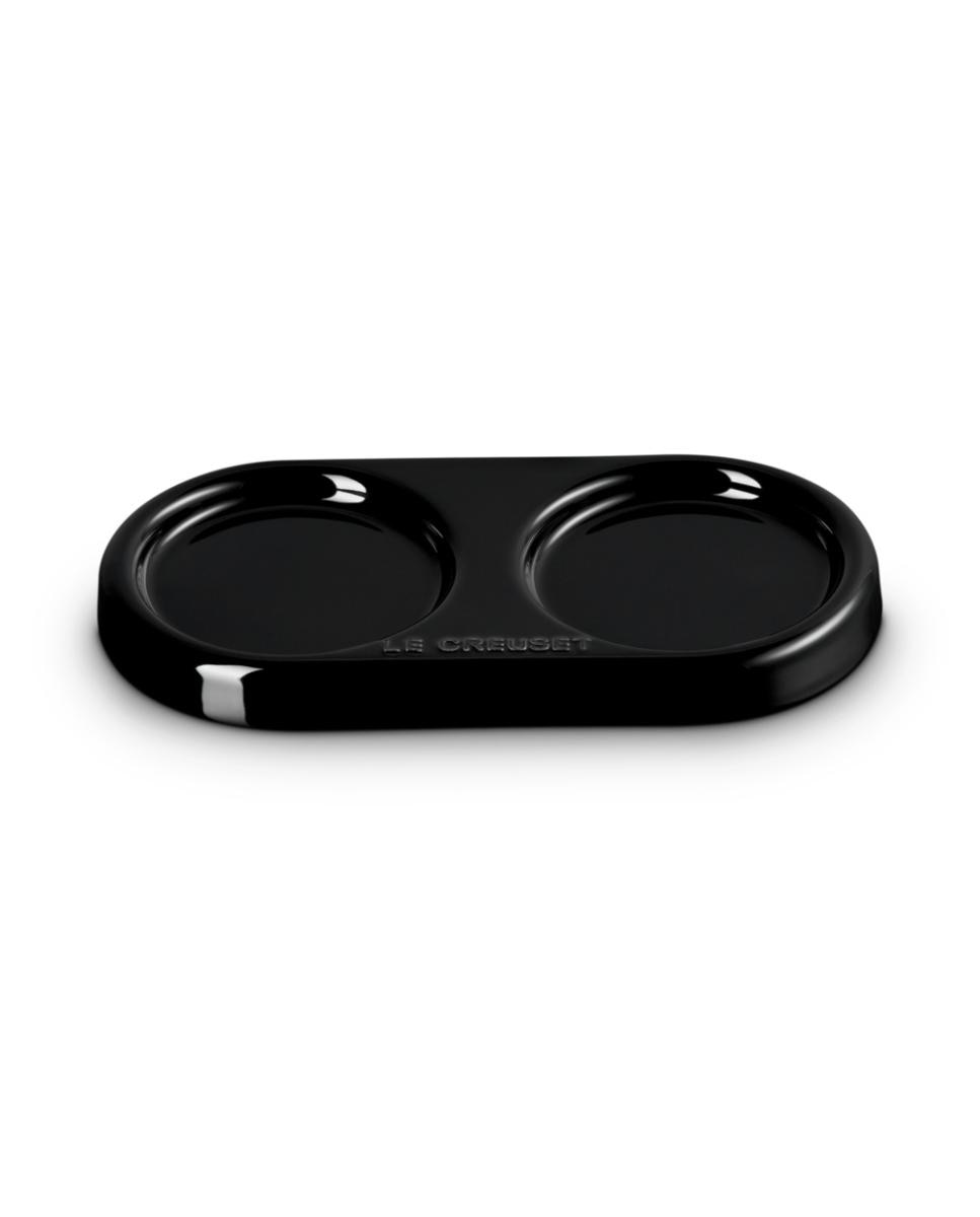 Imagen 2 de Bandeja reposa molinillos Le Creuset - Negro Ónix 18 cm Negro Ónix