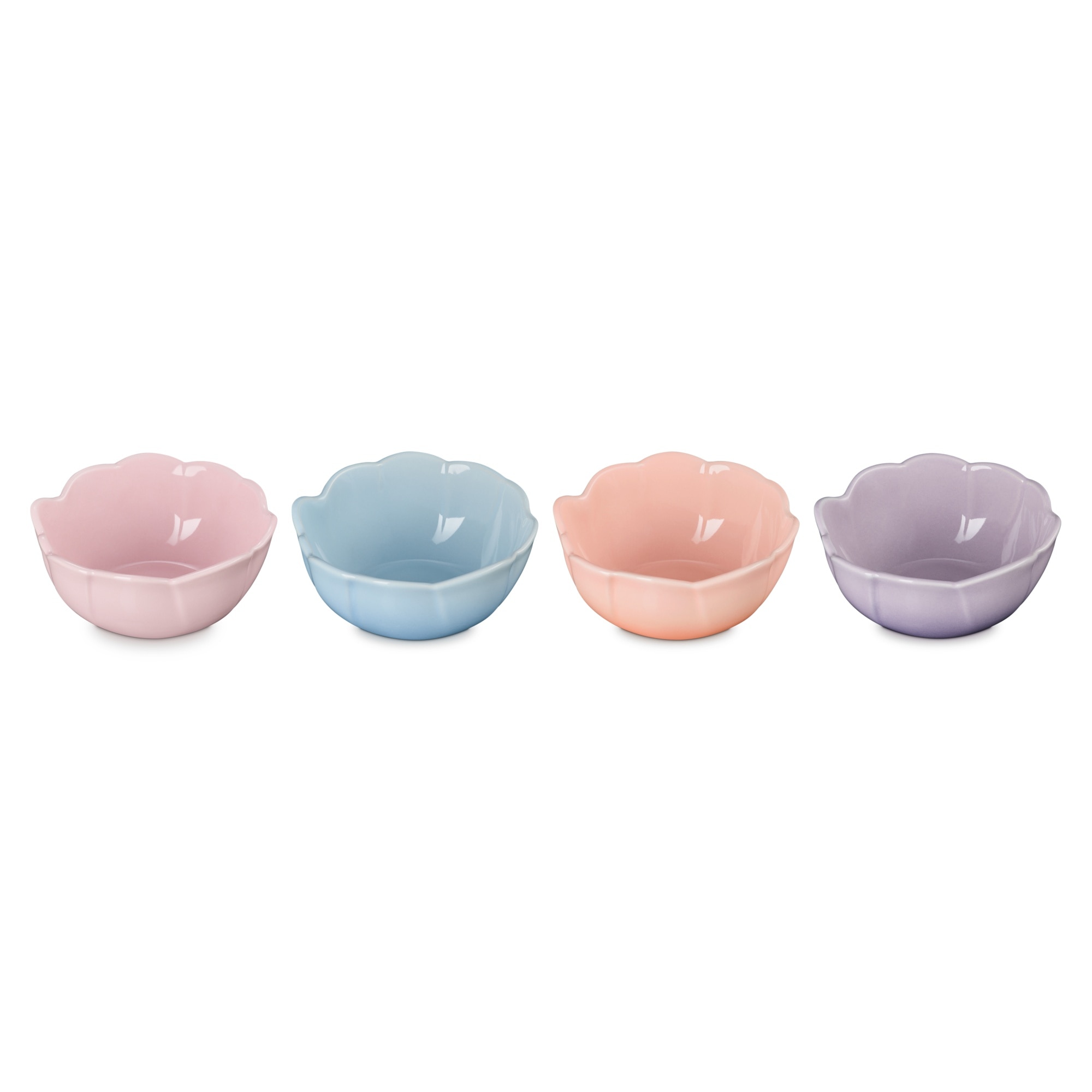 Imagen 2 de Set de 4 Bowls Pétalo Le Creuset - Multicolor 770 ml Multicolor