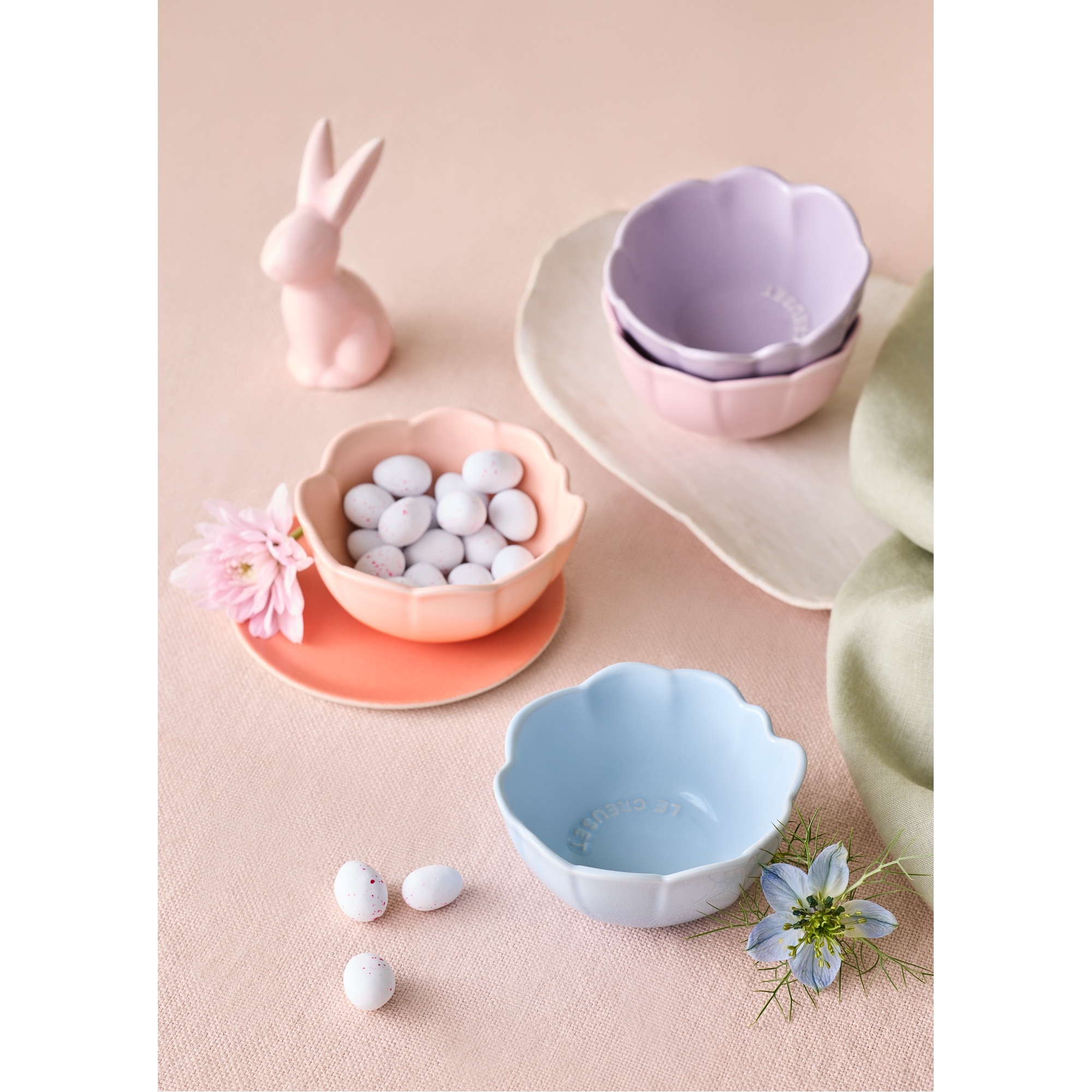 Imagen 4 de Set de 4 Bowls Pétalo Le Creuset - Multicolor 770 ml Multicolor