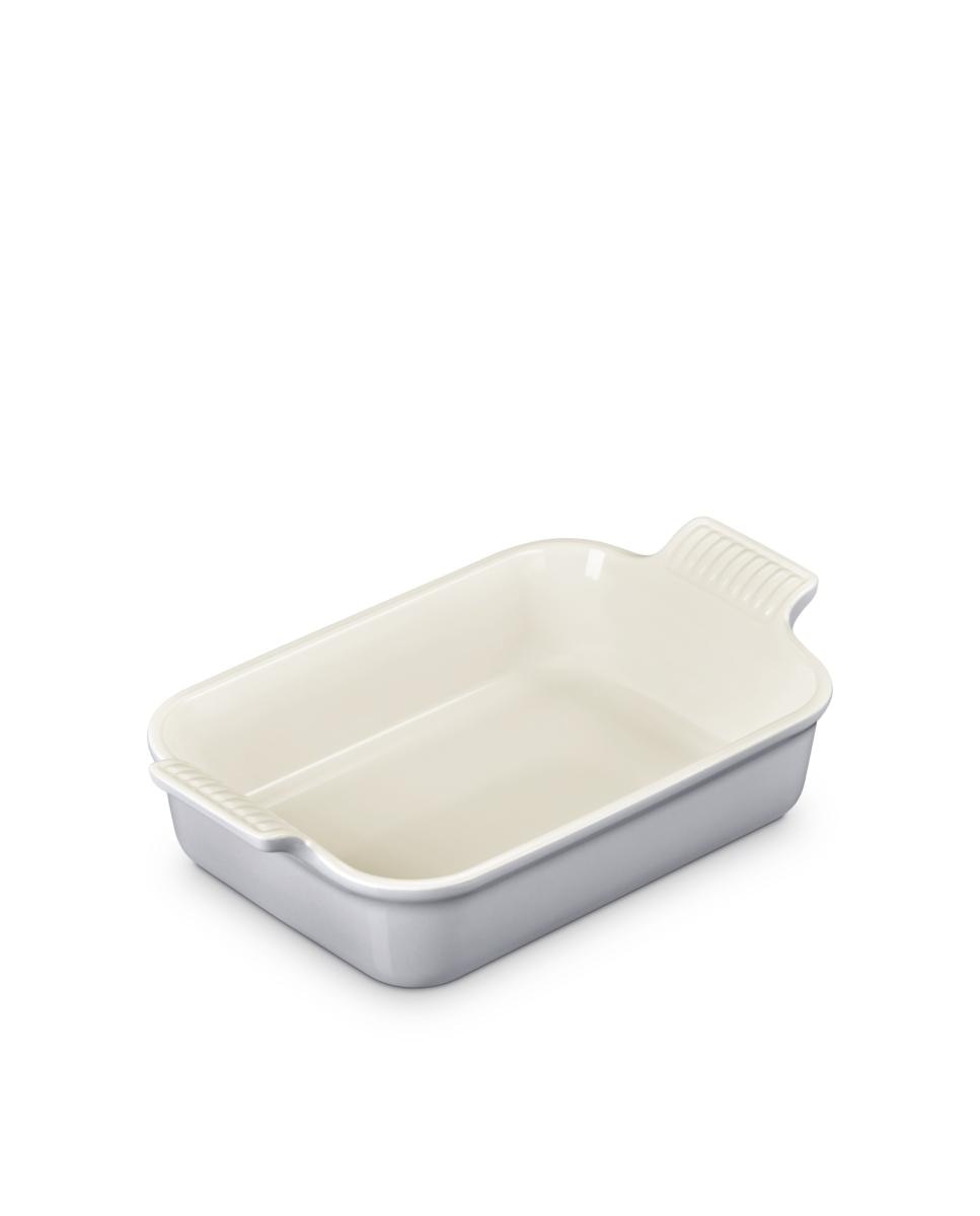 Bandeja rectangular Heritage de cerámica de gres Le Creuset - Gris 19 cm Gris-3