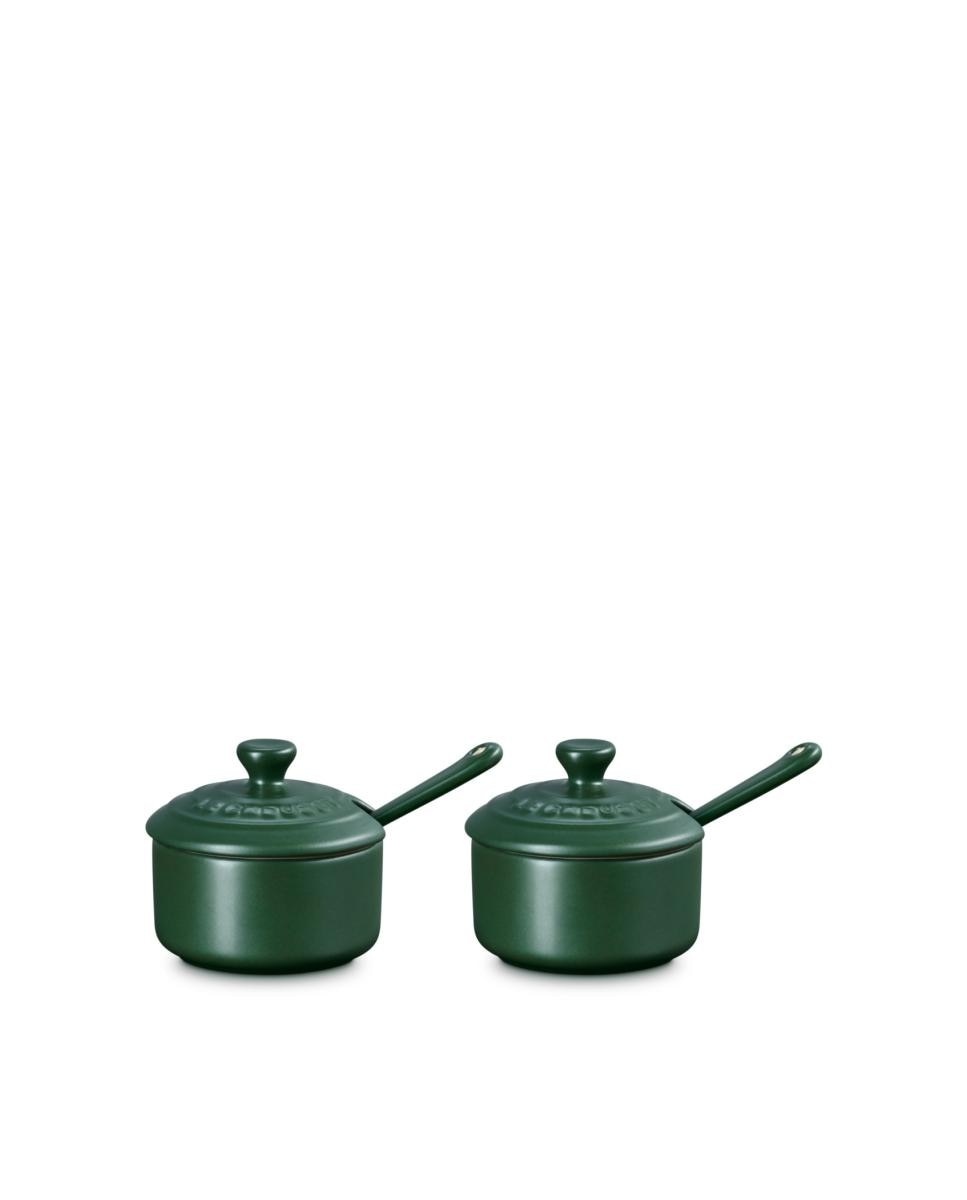 Set de 2 Botes de condimentos Serenity Le Creuset - Verde oscuro Verde oscuro-1