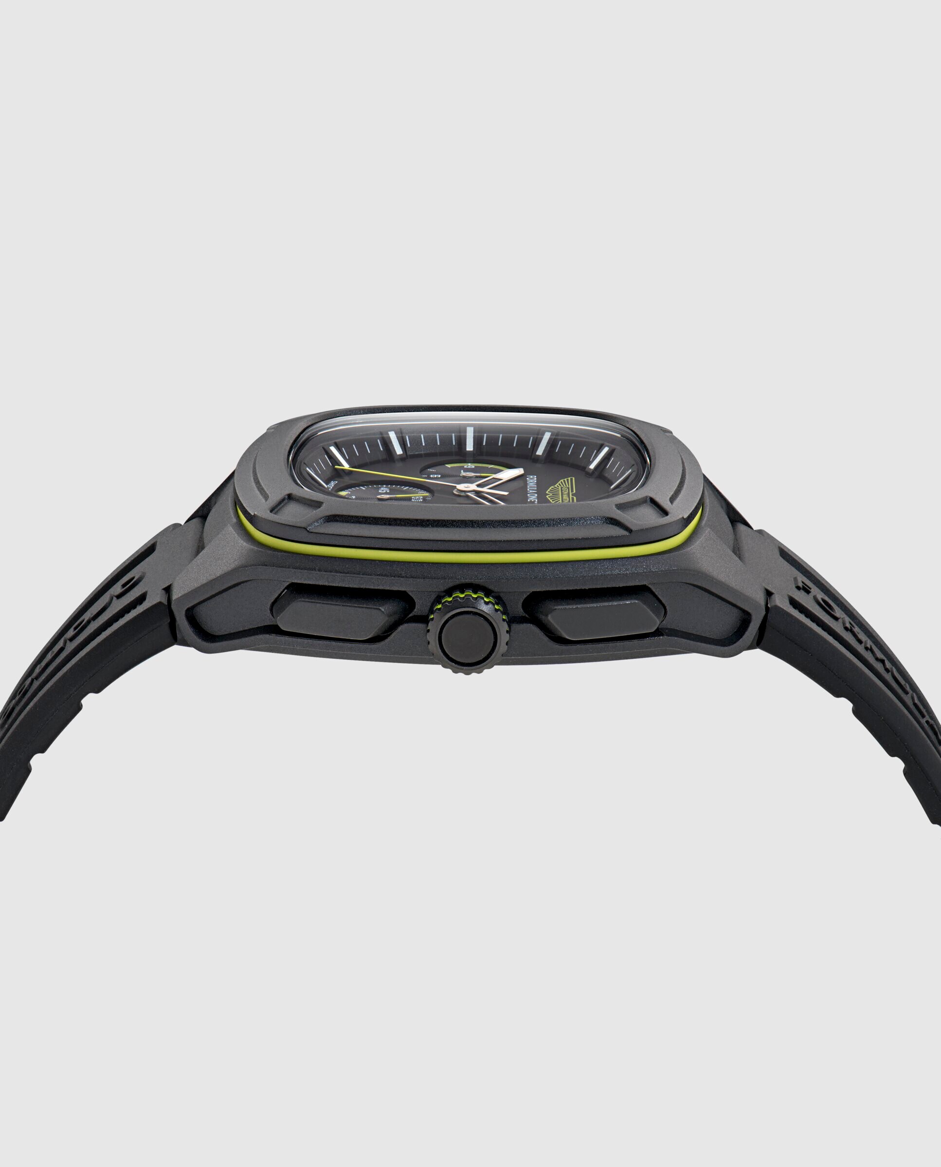 Reloj de hombre ovrw formula 1 mtfo1f505 de silicona y correa negra - Aston Martin - Negro Negro-2