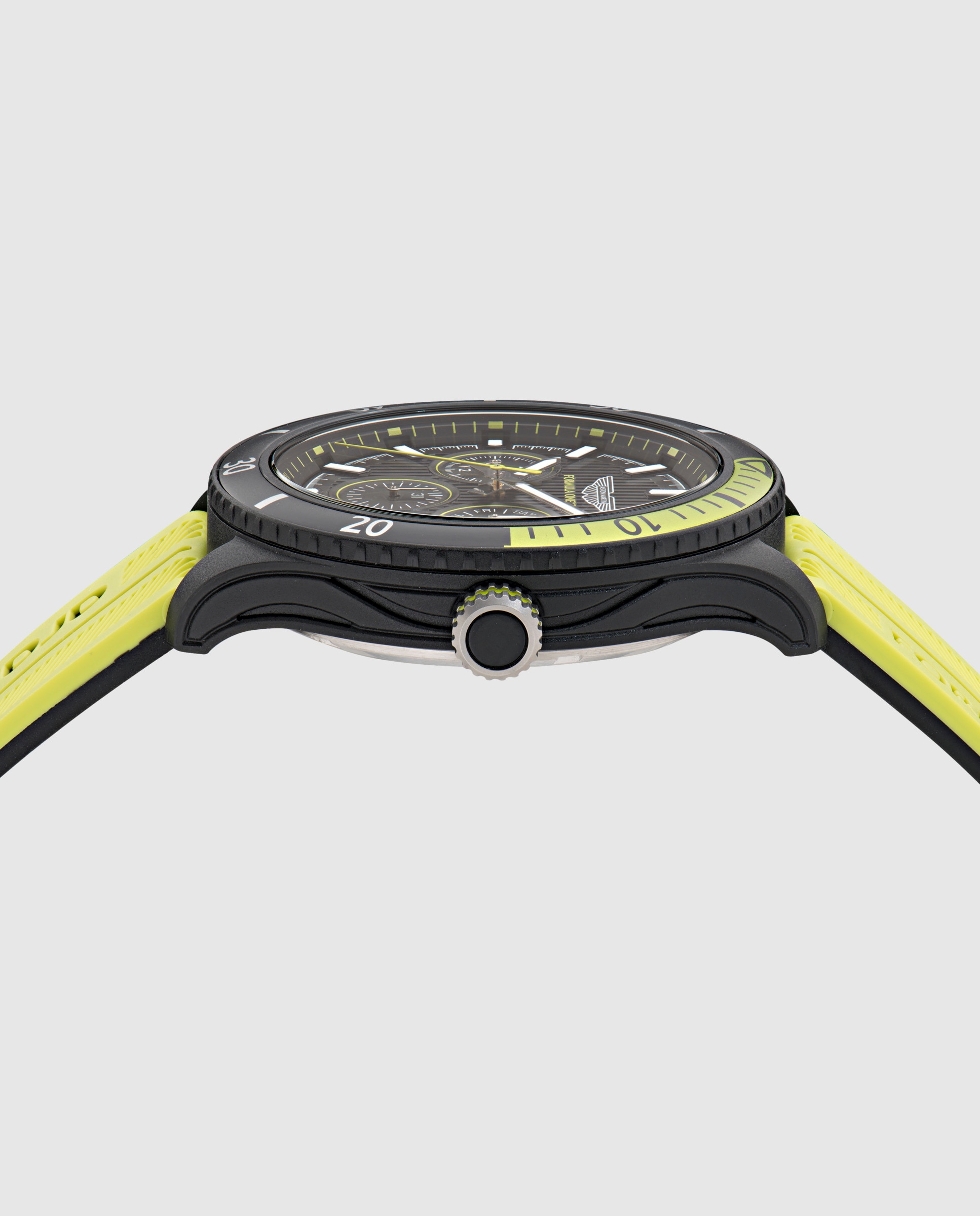Imagen 2 de Reloj de hombre pitw formula 1 mtfp1f502 de silicona - Aston Martin - Amarillo Amarillo