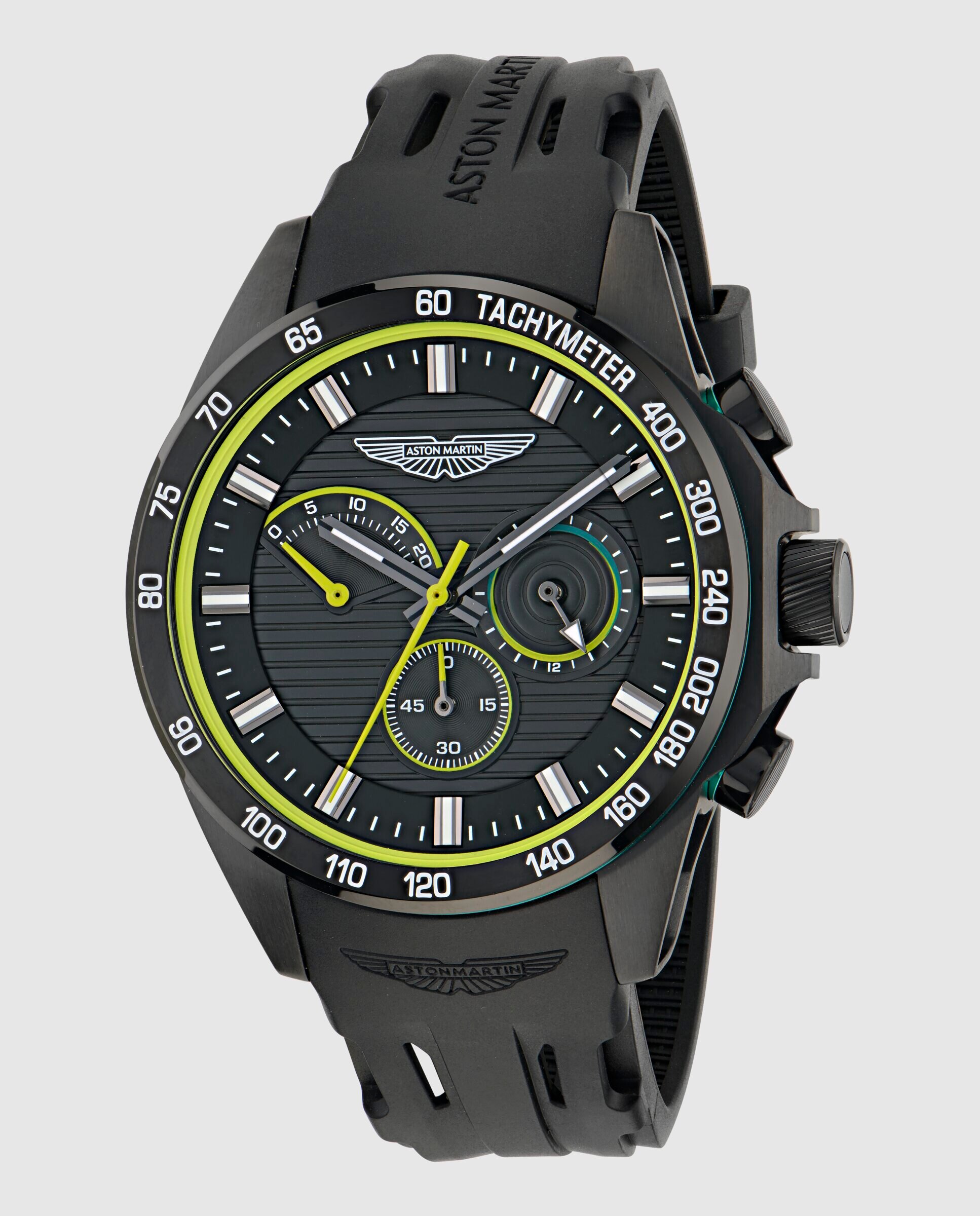 Reloj de hombre hlc icon mtrh1f503 de silicona y correa negra - Aston Martin - Negro Negro-4