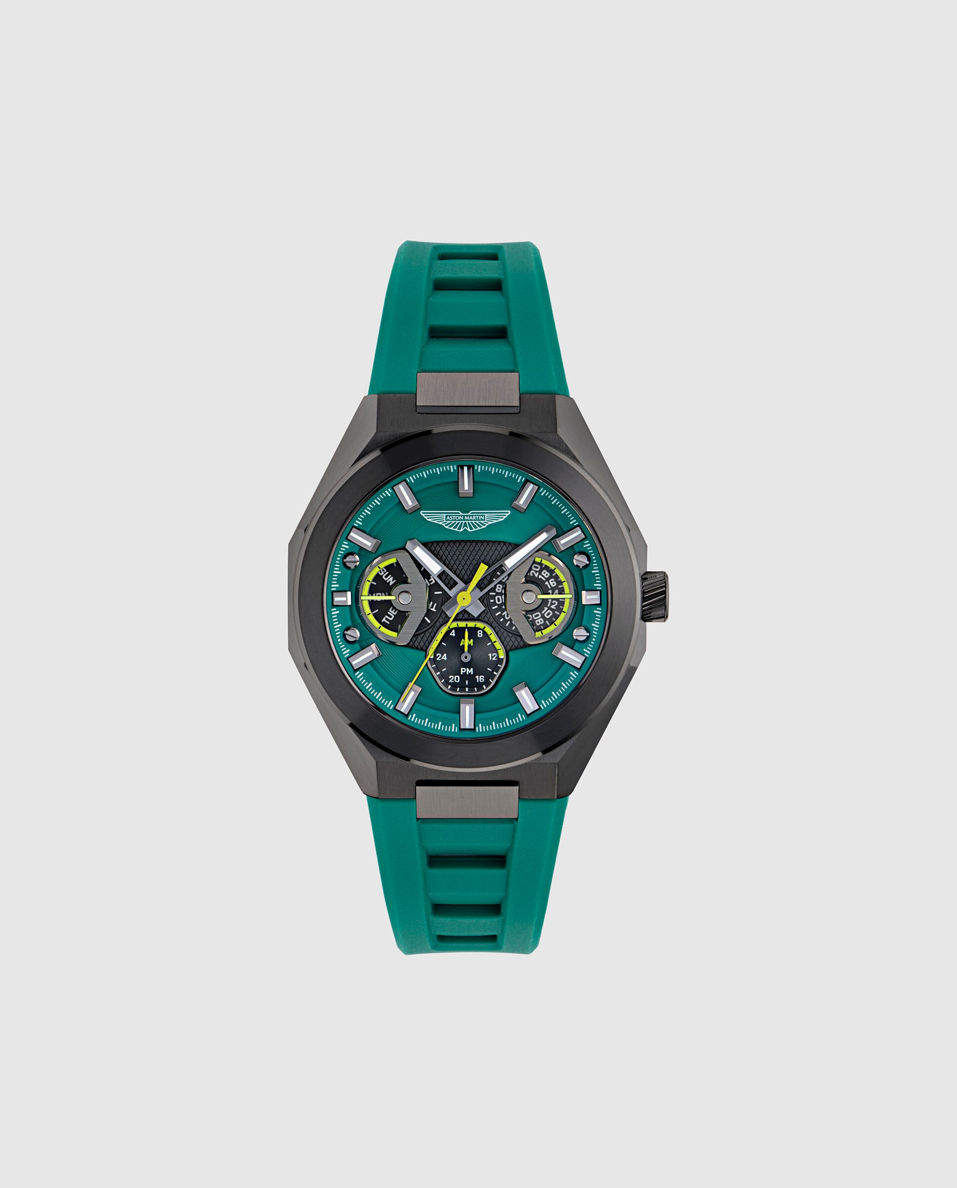Imagen 0 de Reloj de hombre tks thrill mtri1f503 de silicona y correa verde Verde