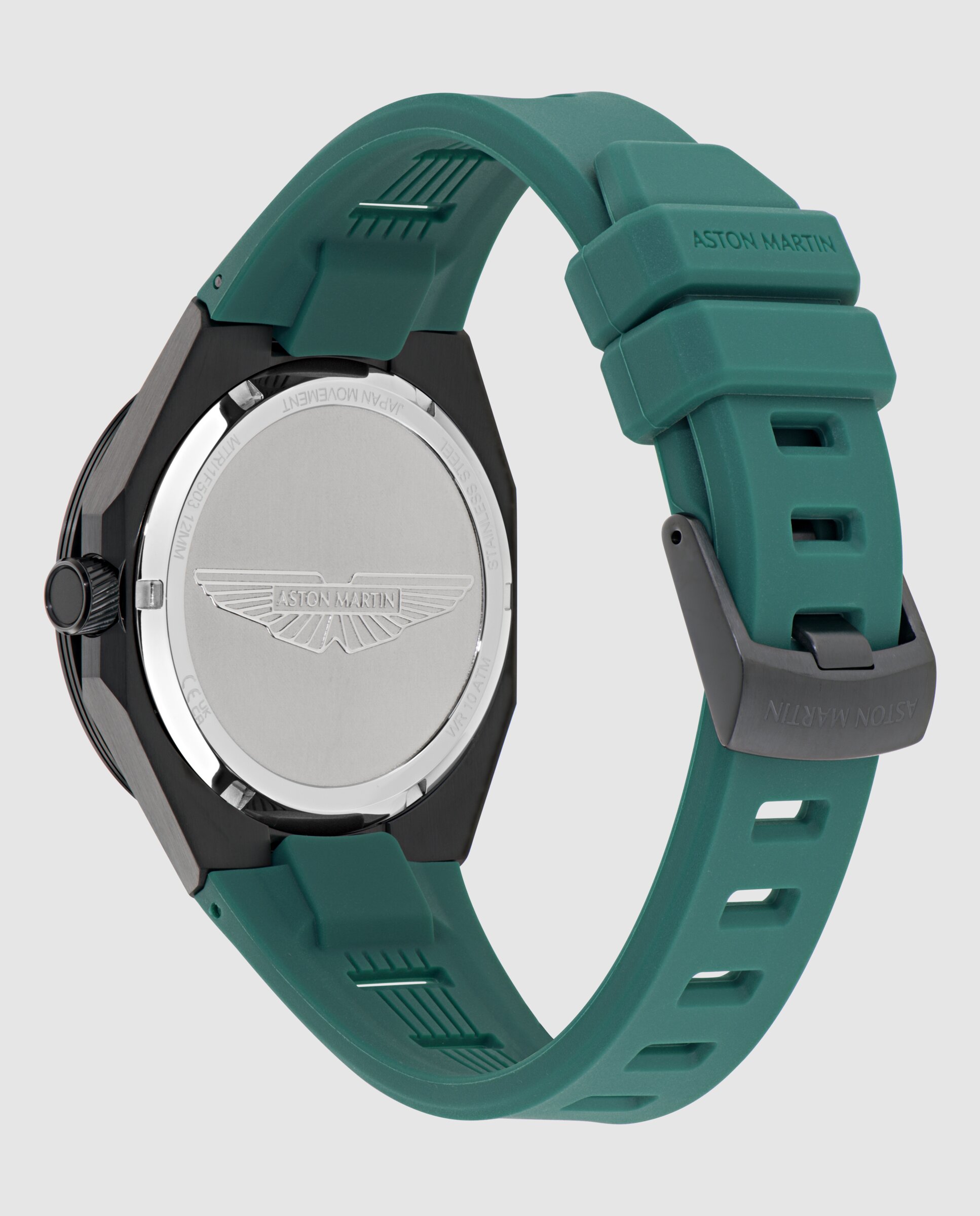 Reloj de hombre tks thrill mtri1f503 de silicona y correa - Aston Martin - Verde Verde-3
