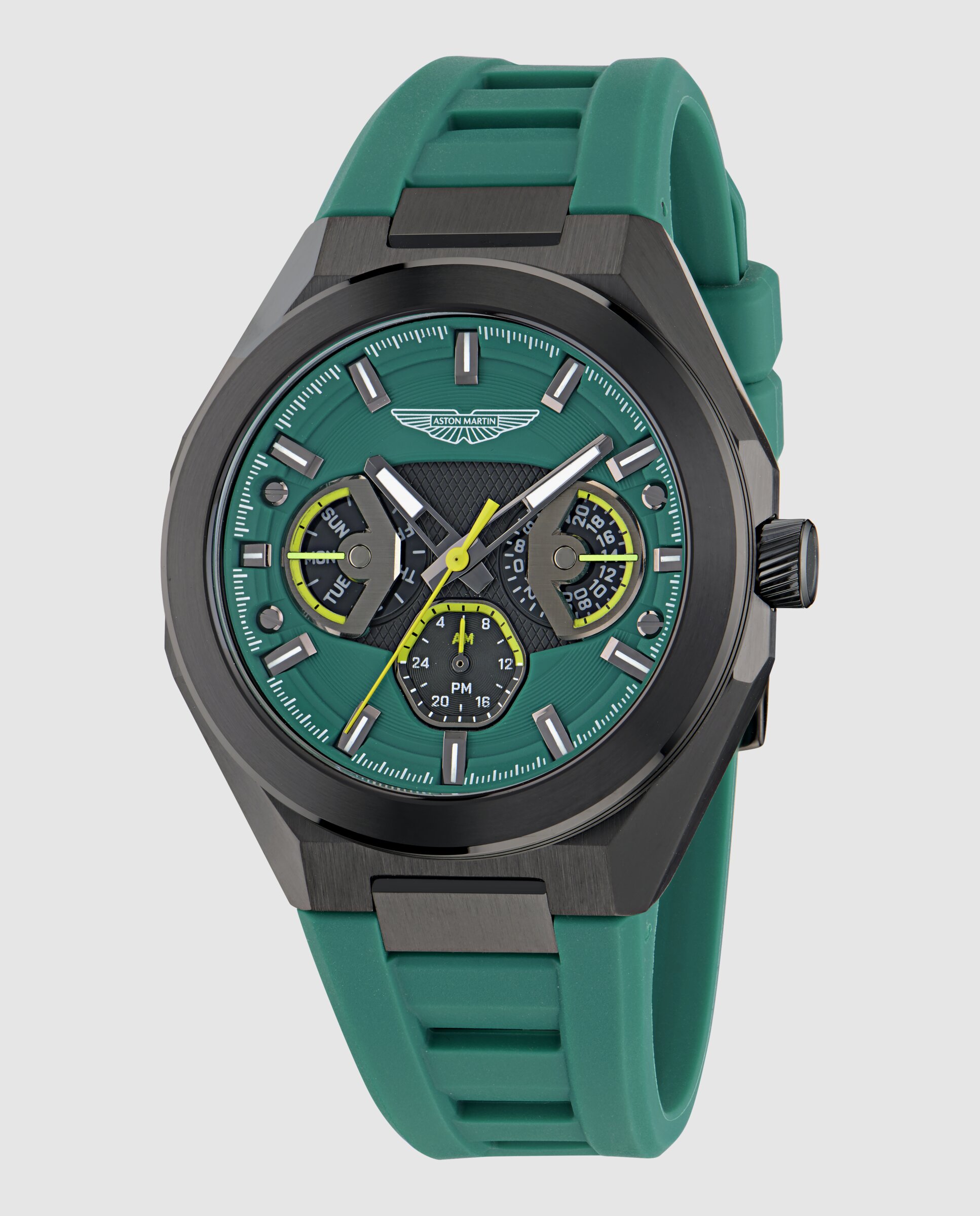 Reloj de hombre tks thrill mtri1f503 de silicona y correa - Aston Martin - Verde Verde-4