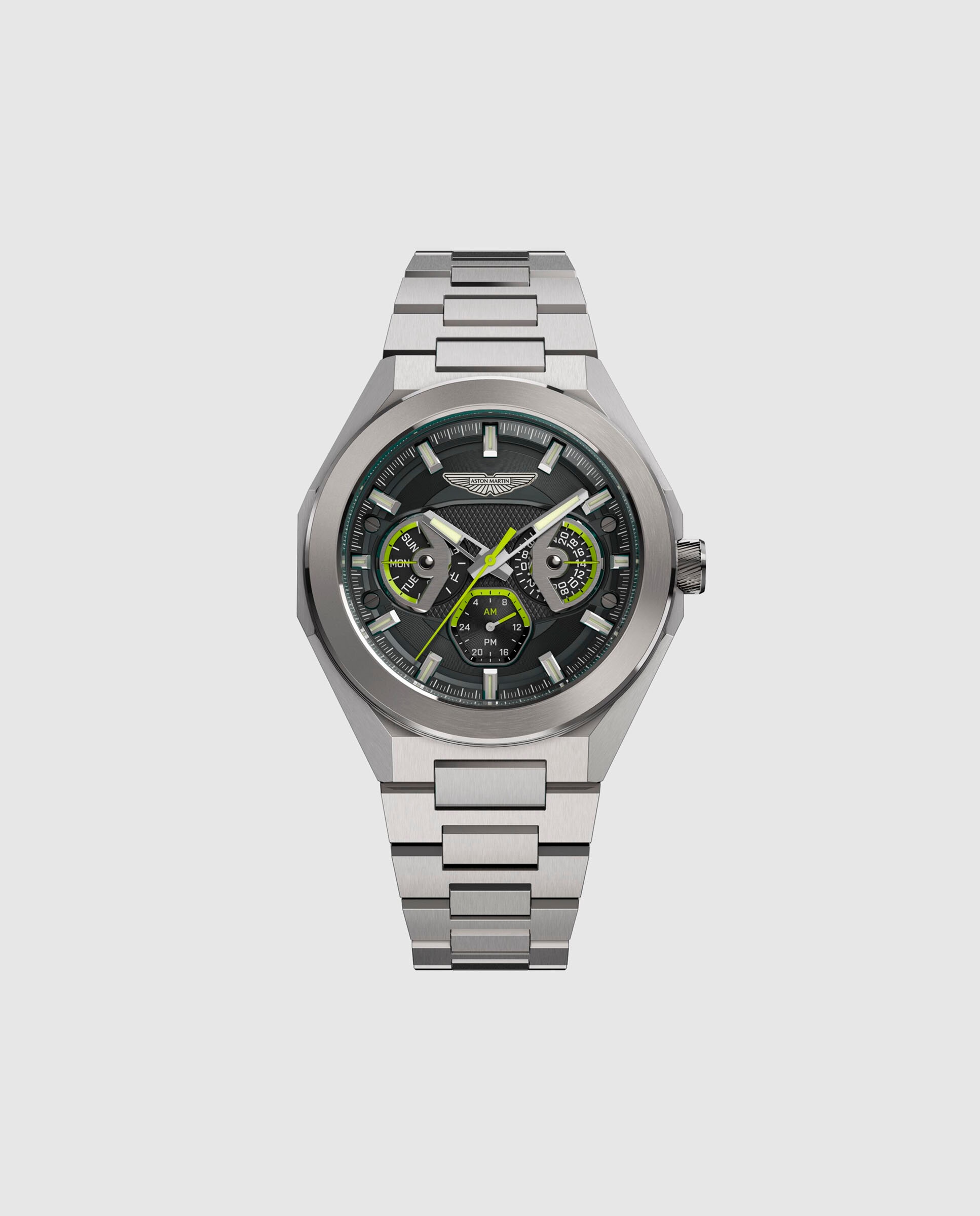 Imagen 0 de Reloj de hombre tks thrill mtri1f505 de acero y correa plateada Plata