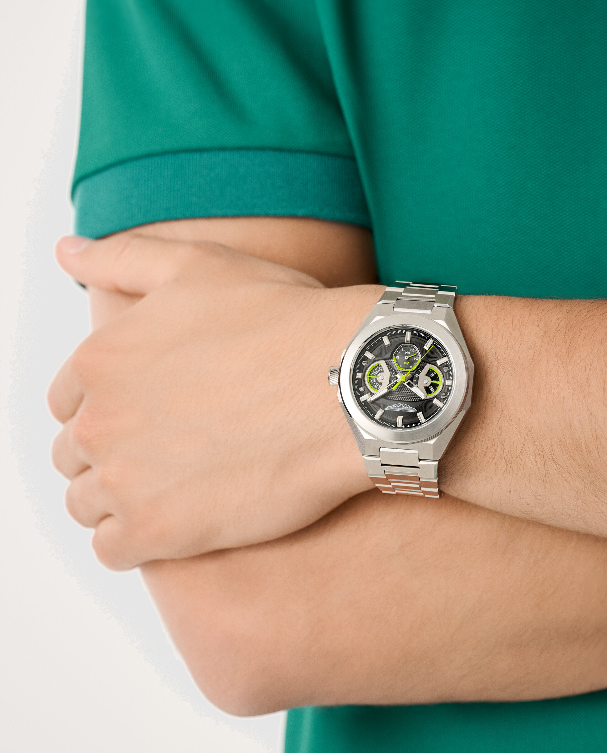 Reloj de hombre tks thrill mtri1f505 de acero y correa plateada - Aston Martin - Plata Plata-5