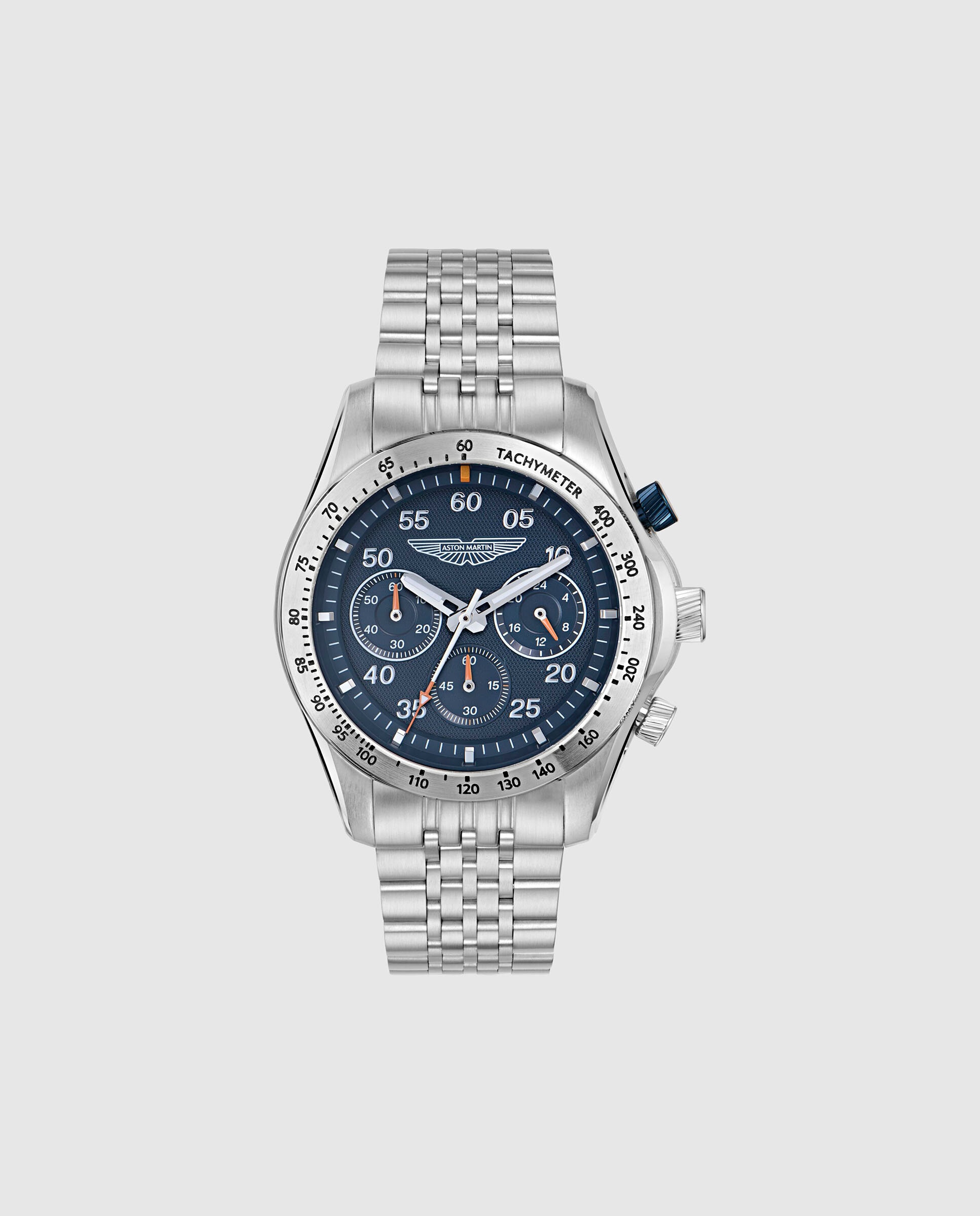 Imagen 0 de Reloj de hombre sgt thrill mtrs1f503 de acero y correa plateada Plata