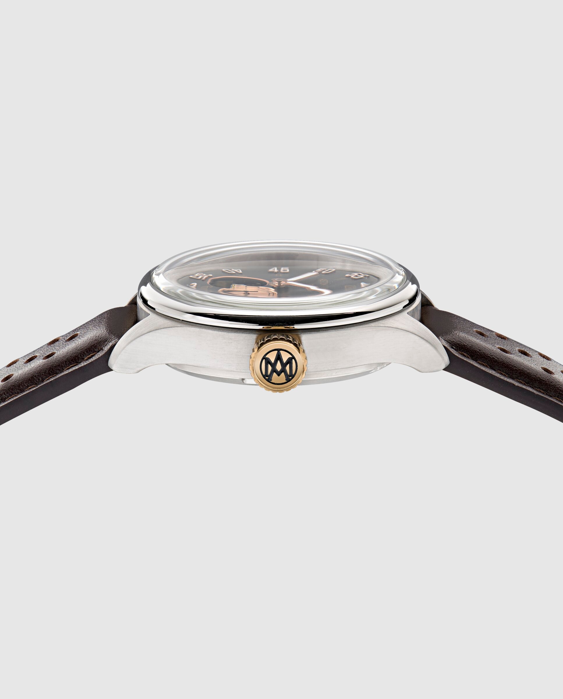 Reloj de hombre ts1 timeless mtts1f501 automático de piel y correa - Aston Martin - Marrón Marrón-2