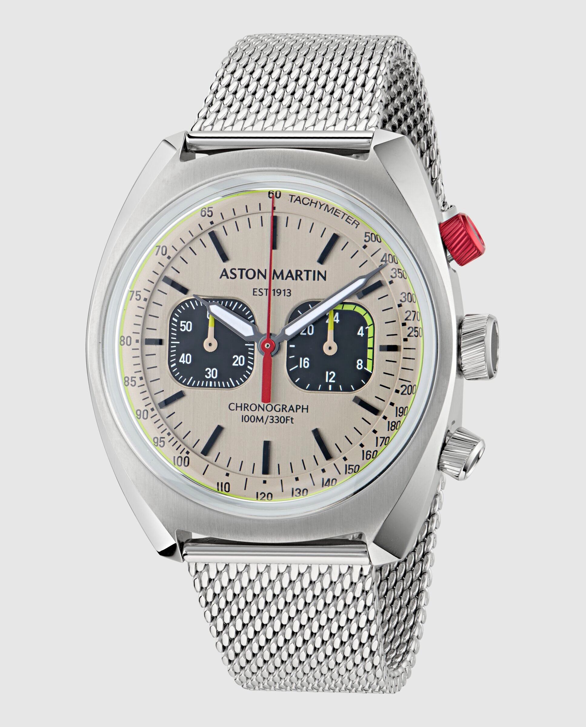 Reloj de hombre ts2 timeless mtts2f501 de acero y correa plateada - Aston Martin - Plata Plata-4
