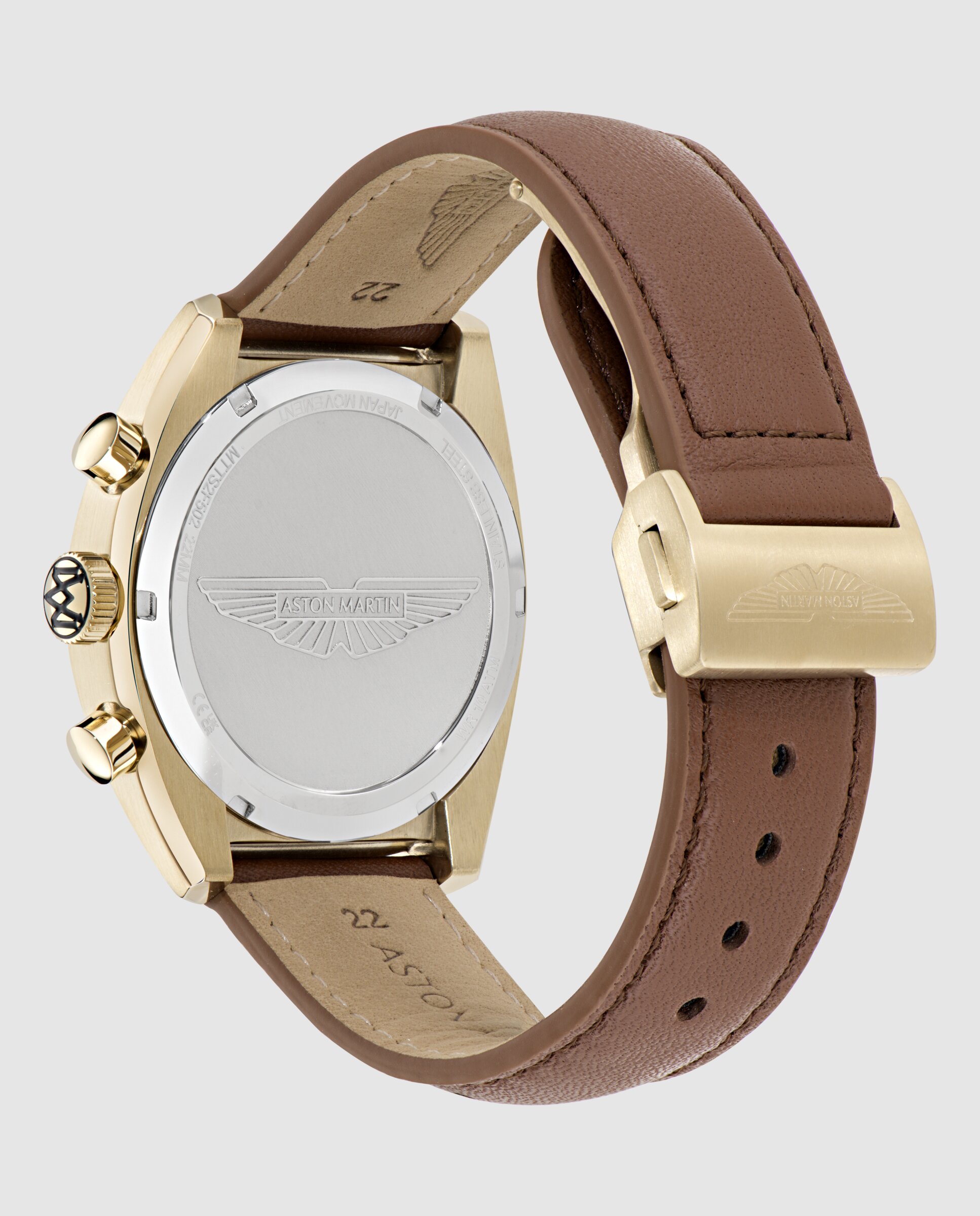 Reloj de hombre ts2 timeless mtts2f502 de piel y correa - Aston Martin - Marrón Marrón-3