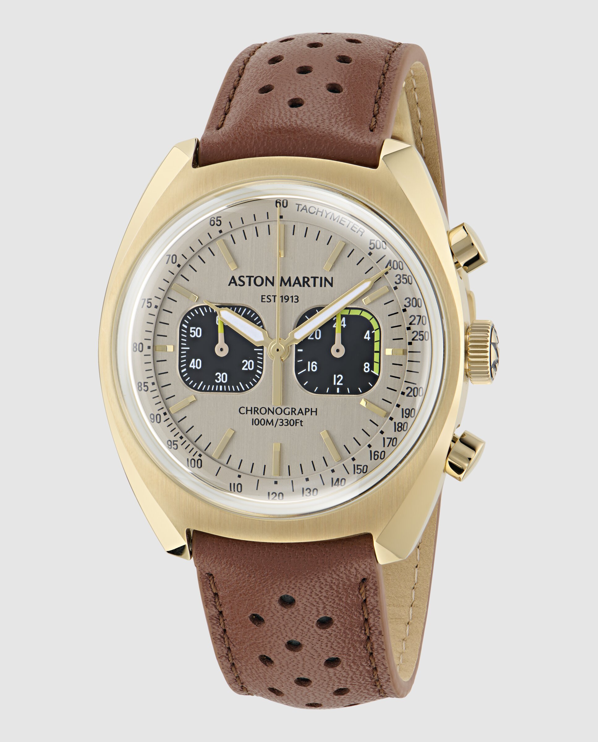 Reloj de hombre ts2 timeless mtts2f502 de piel y correa - Aston Martin - Marrón Marrón-4