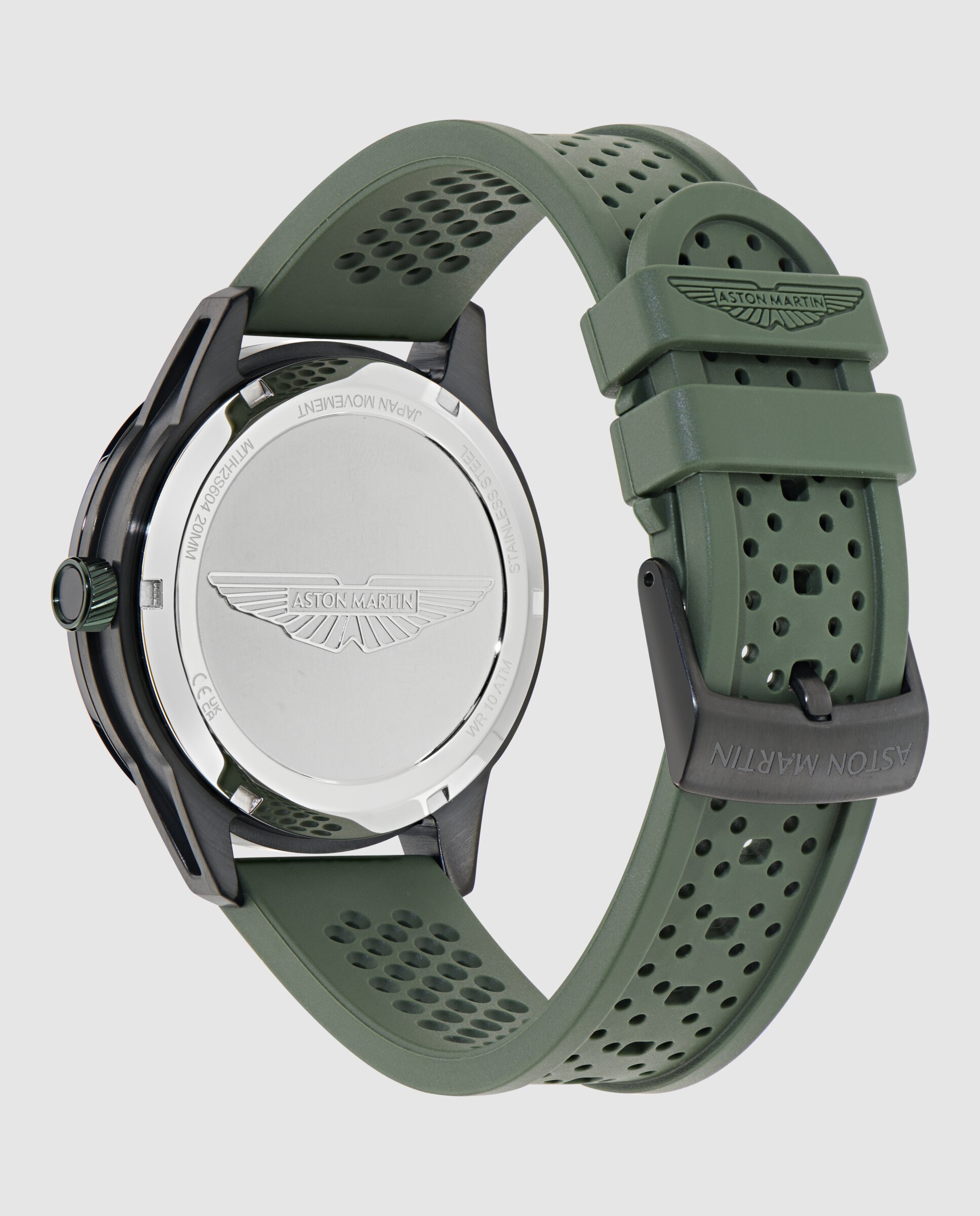 Reloj de hombre hdl icon mtih2s604 de silicona y correa - Aston Martin - Verde Verde-3