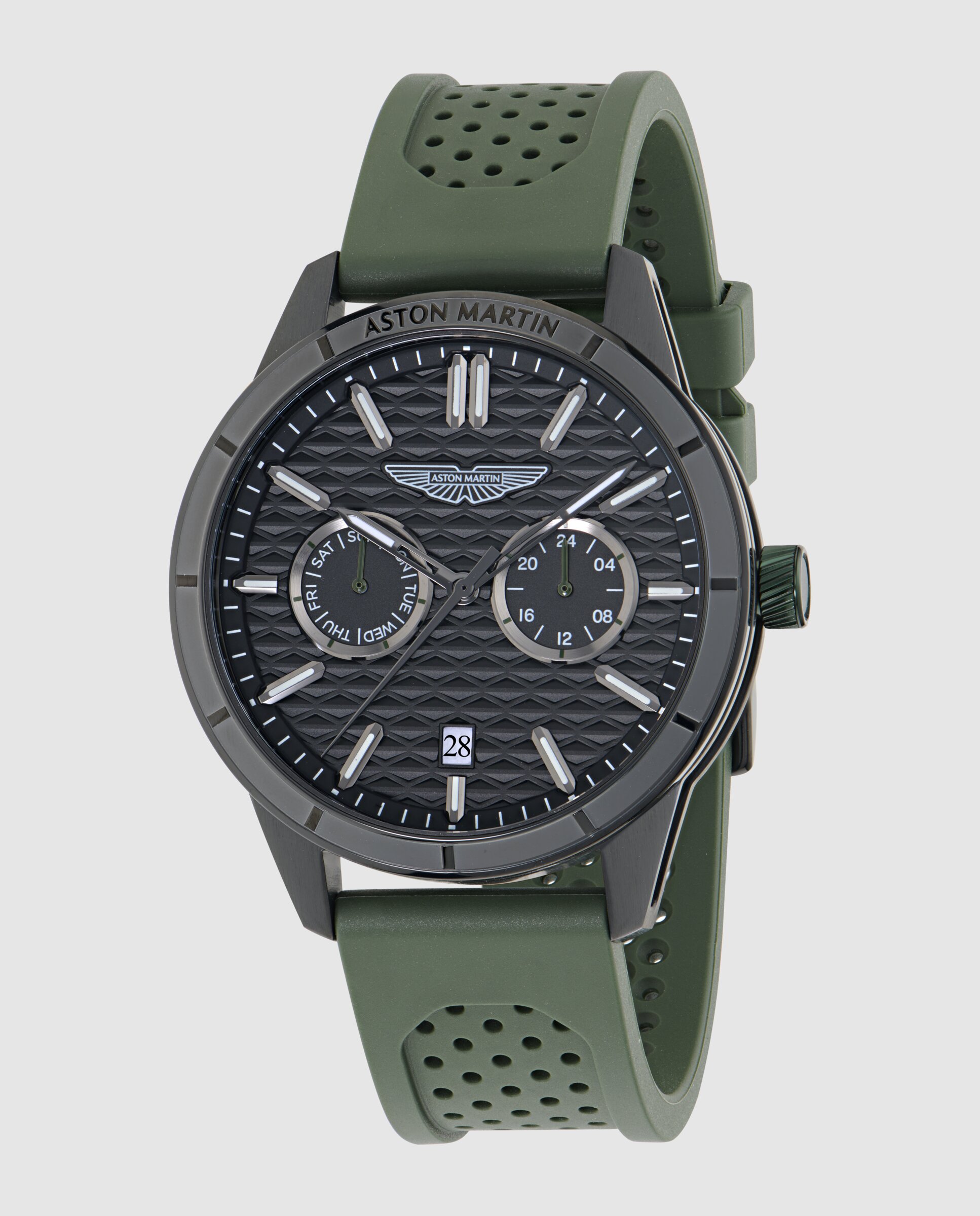 Reloj de hombre hdl icon mtih2s604 de silicona y correa - Aston Martin - Verde Verde-5