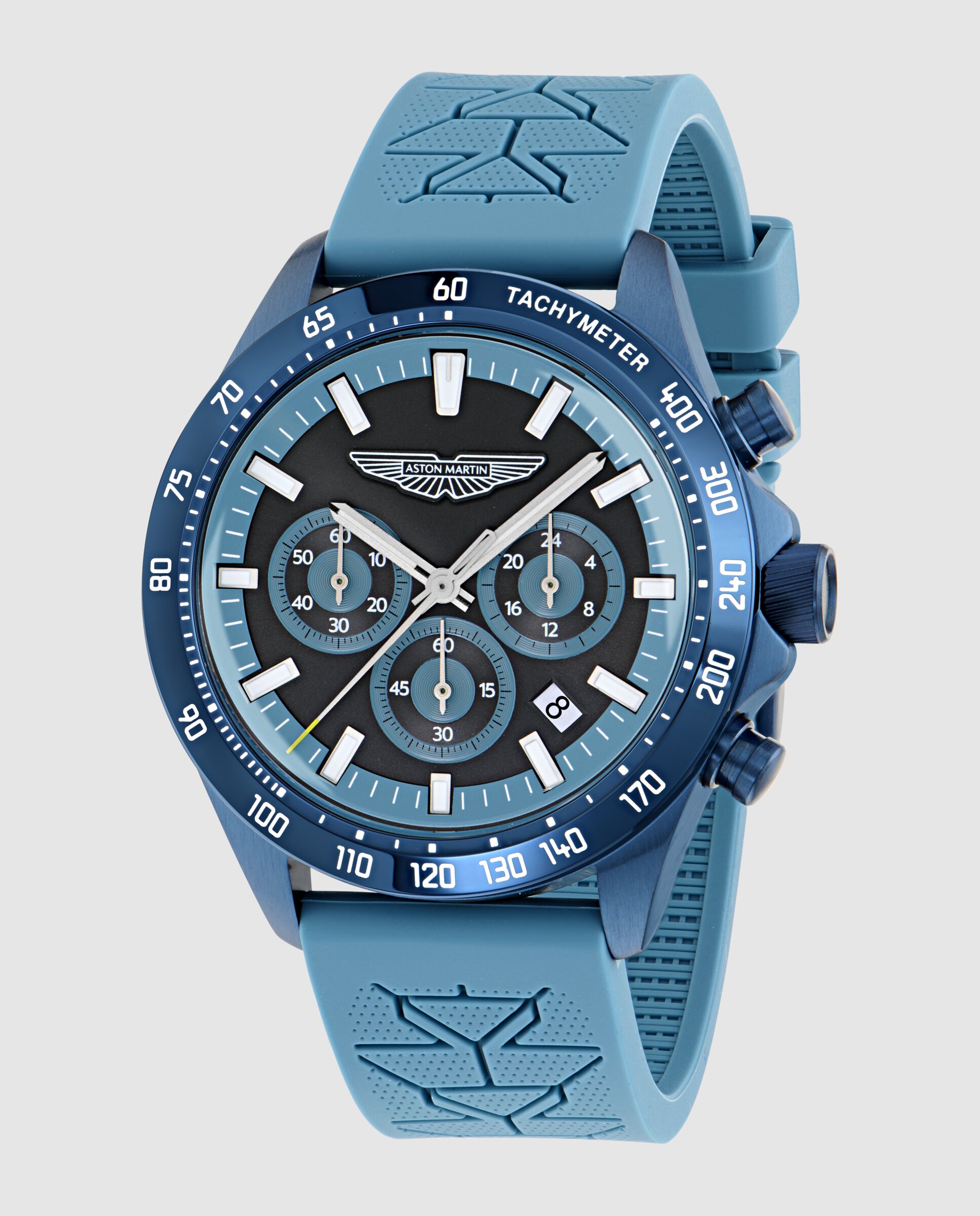 Reloj de hombre spt icon mtis2s604 de silicona y correa - Aston Martin - Azul Azul-4