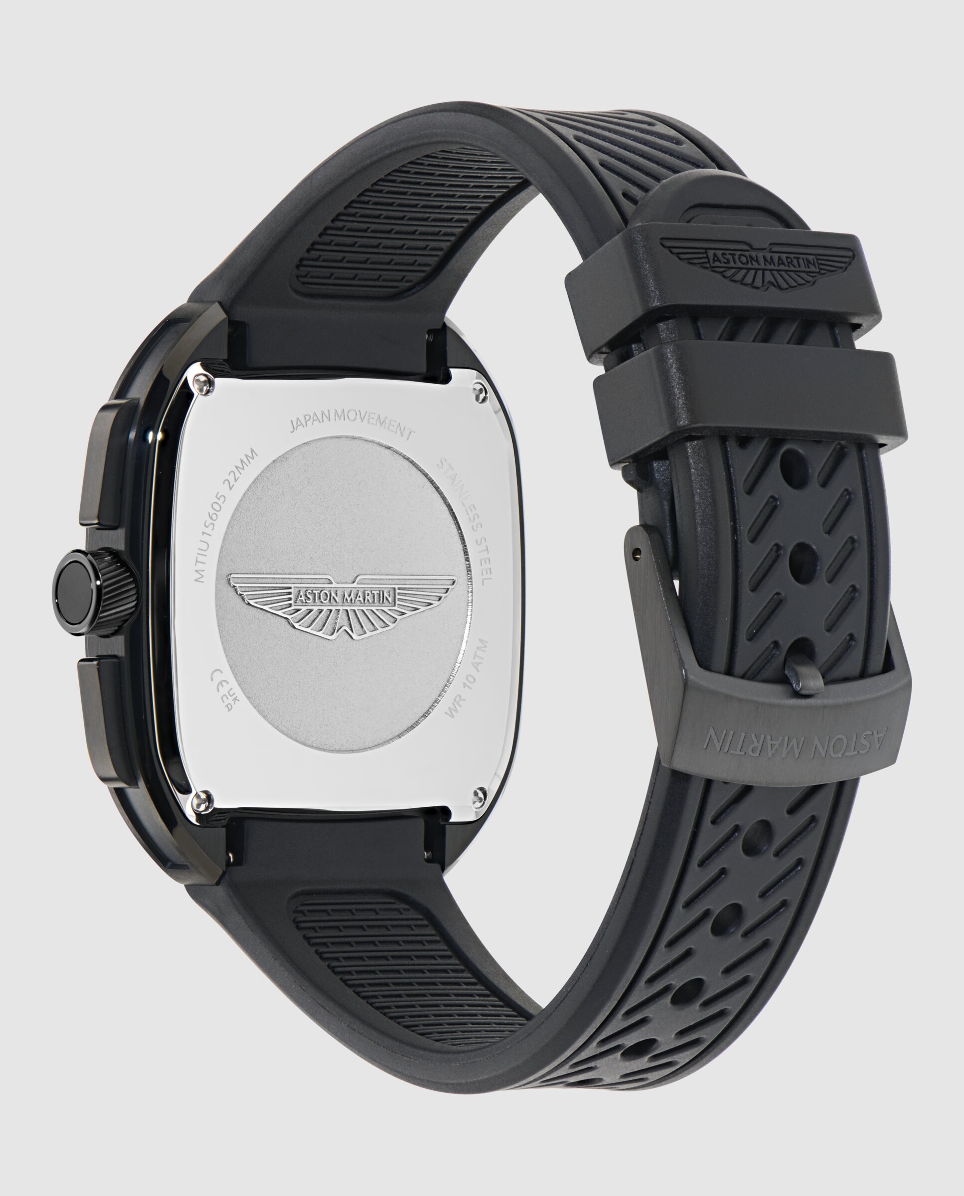 Reloj de hombre ult icon mtiu1s605 de silicona y correa negra - Aston Martin - Negro Negro-3
