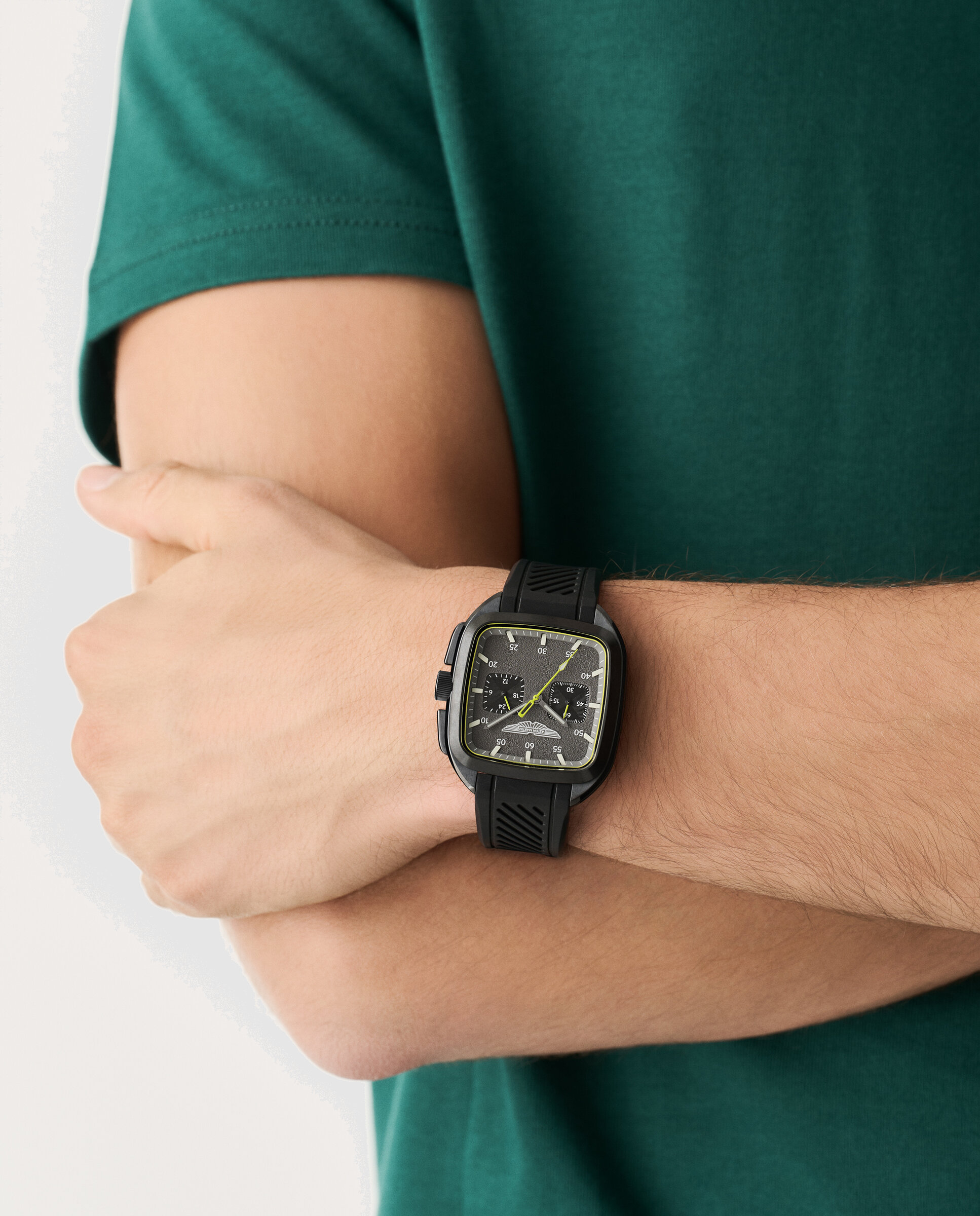 Reloj de hombre ult icon mtiu1s605 de silicona y correa negra - Aston Martin - Negro Negro-4
