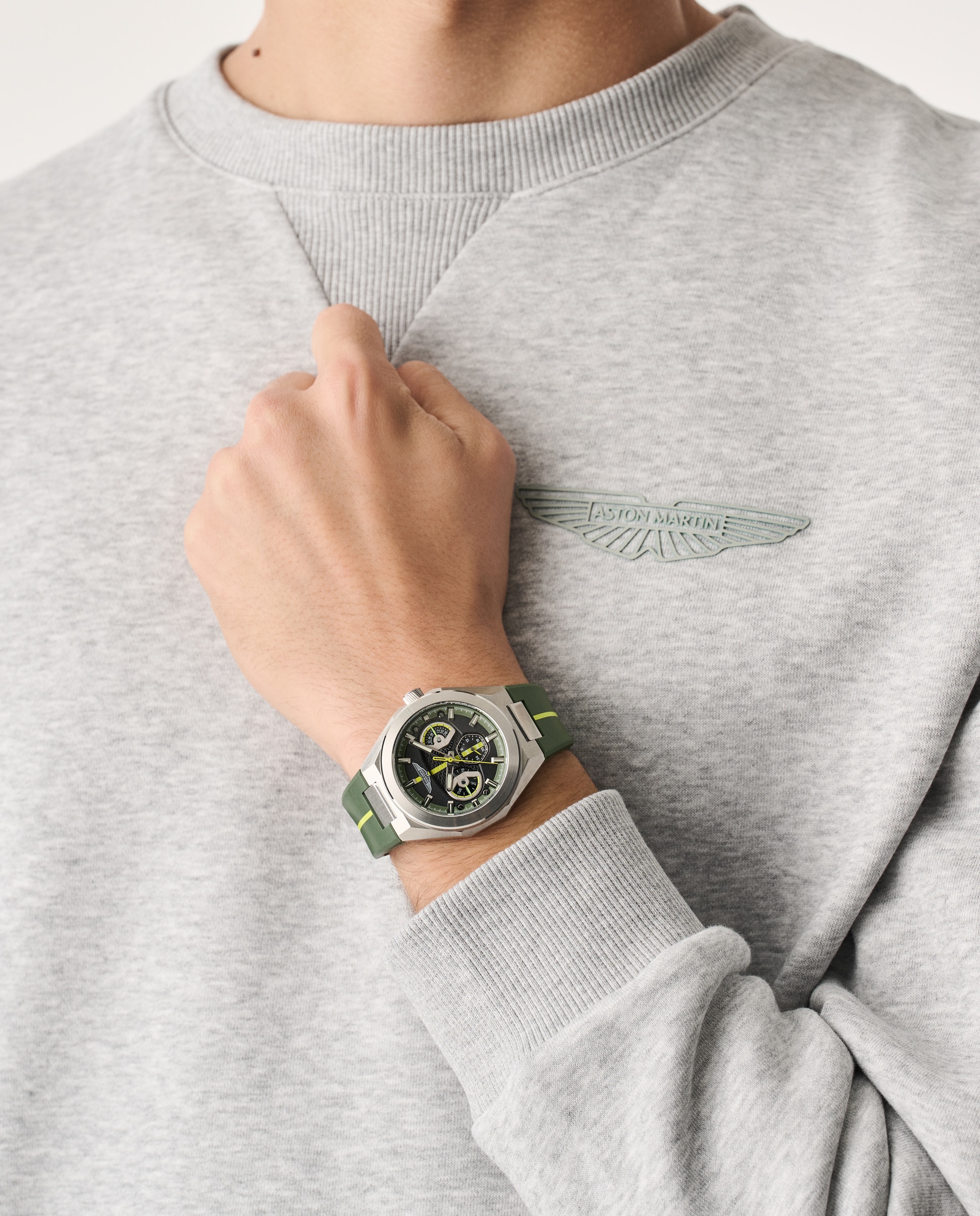 Imagen 4 de Reloj de hombre tks thrill mtri2s601 de silicona - Aston Martin - Verde Verde