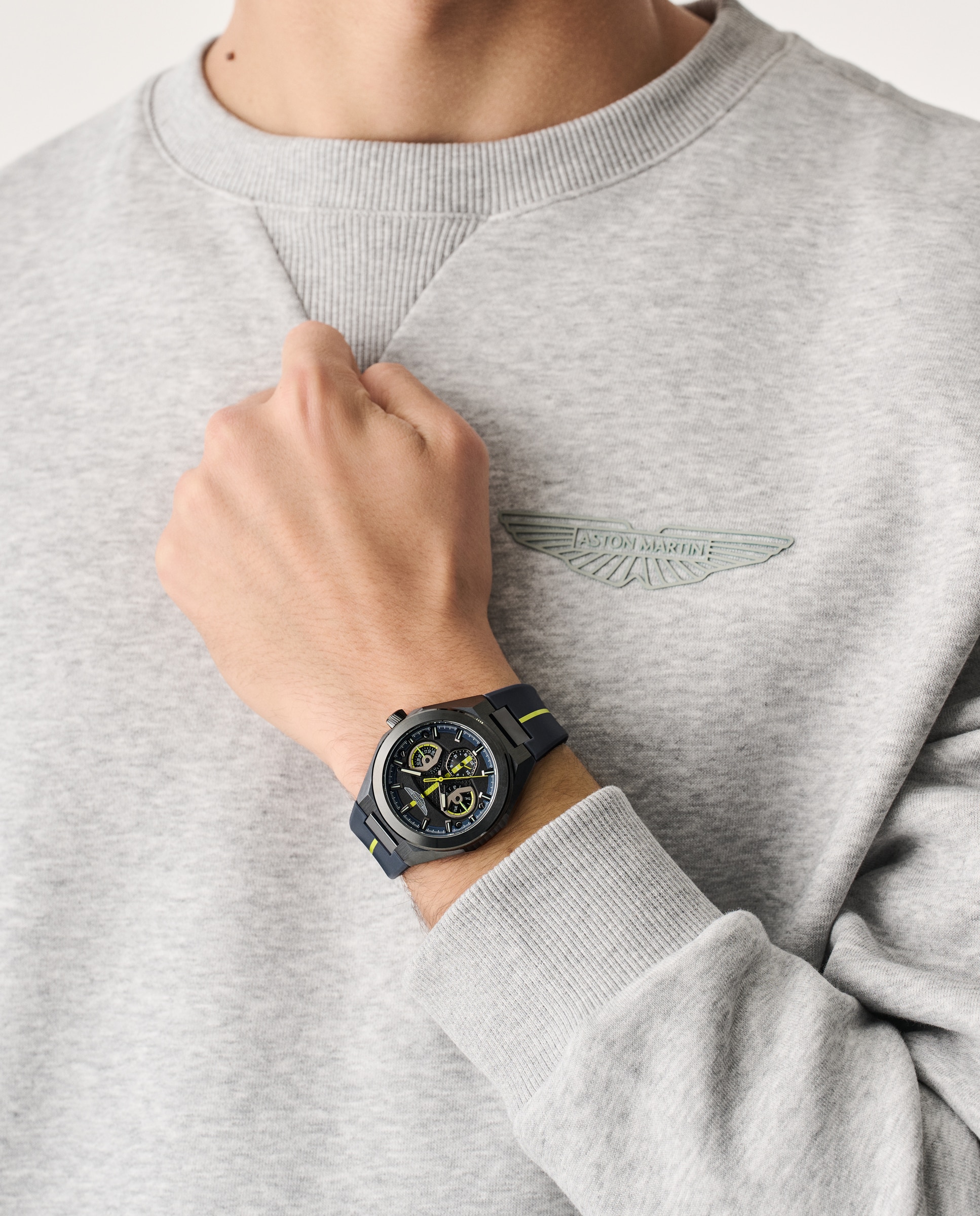 Imagen 4 de Reloj de hombre tks thrill mtri2s602 de silicona - Aston Martin - Azul Azul