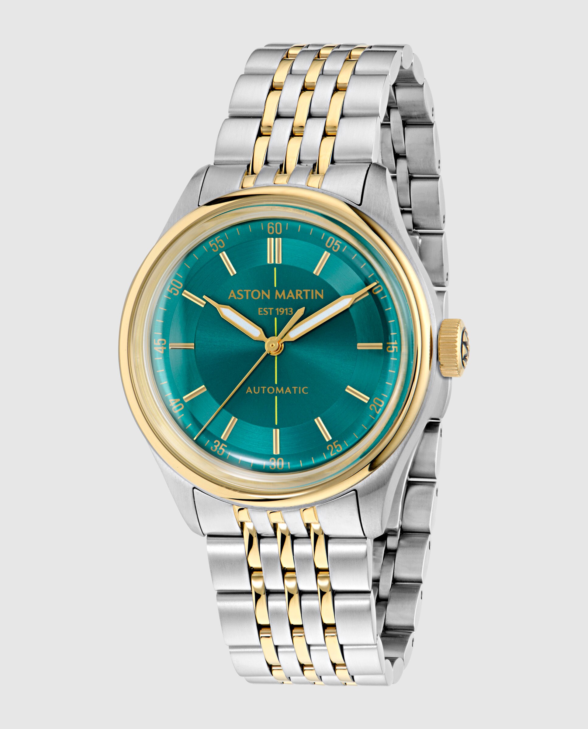 Reloj de hombre ts1 timeless mtts1s601 automático de acero y correa plateada - Aston Martin - Plata Plata-5