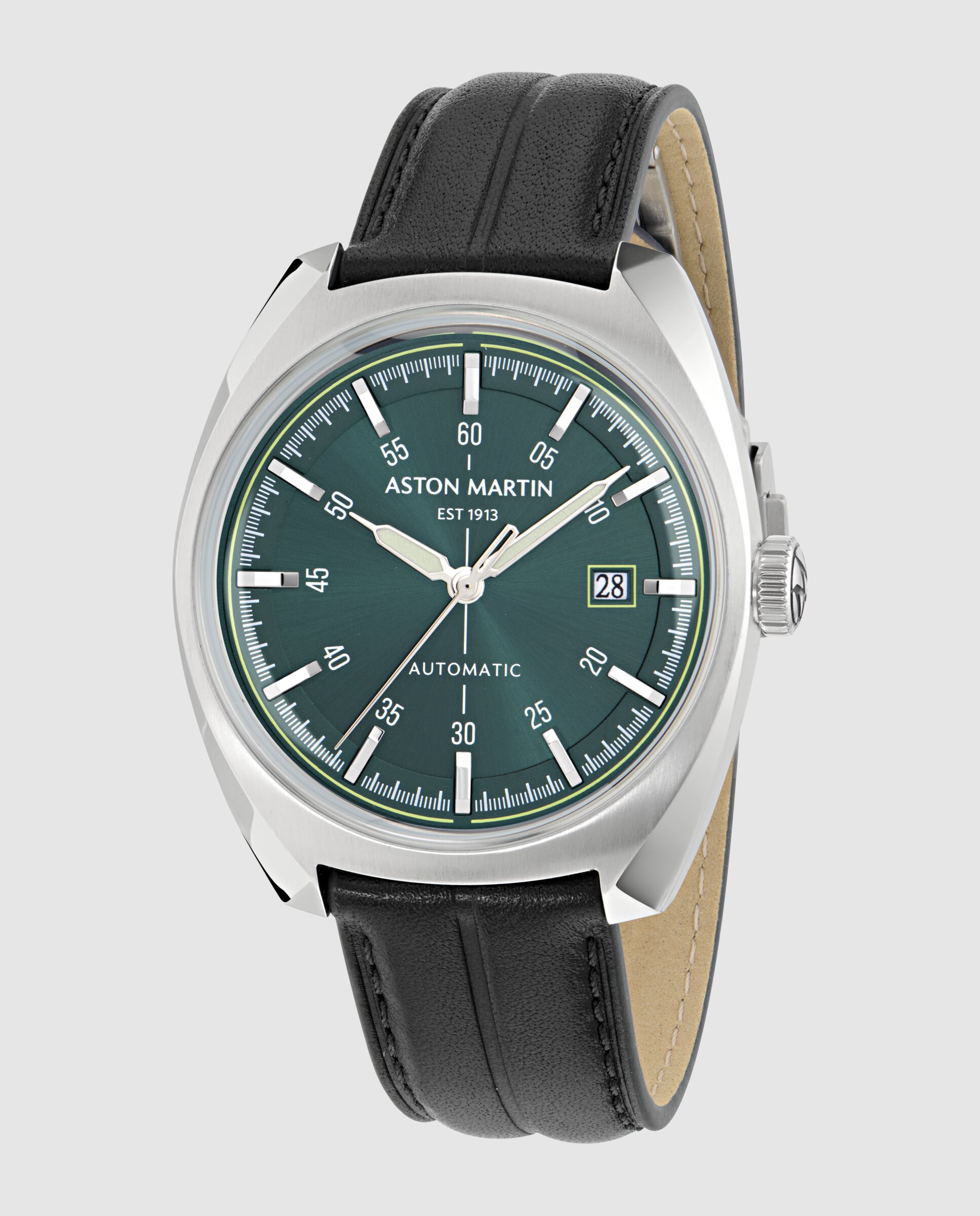 Imagen 5 de Reloj de hombre ts2 timeless mtts2s603 automático de piel y correa negra - Aston Martin - Negro Negro