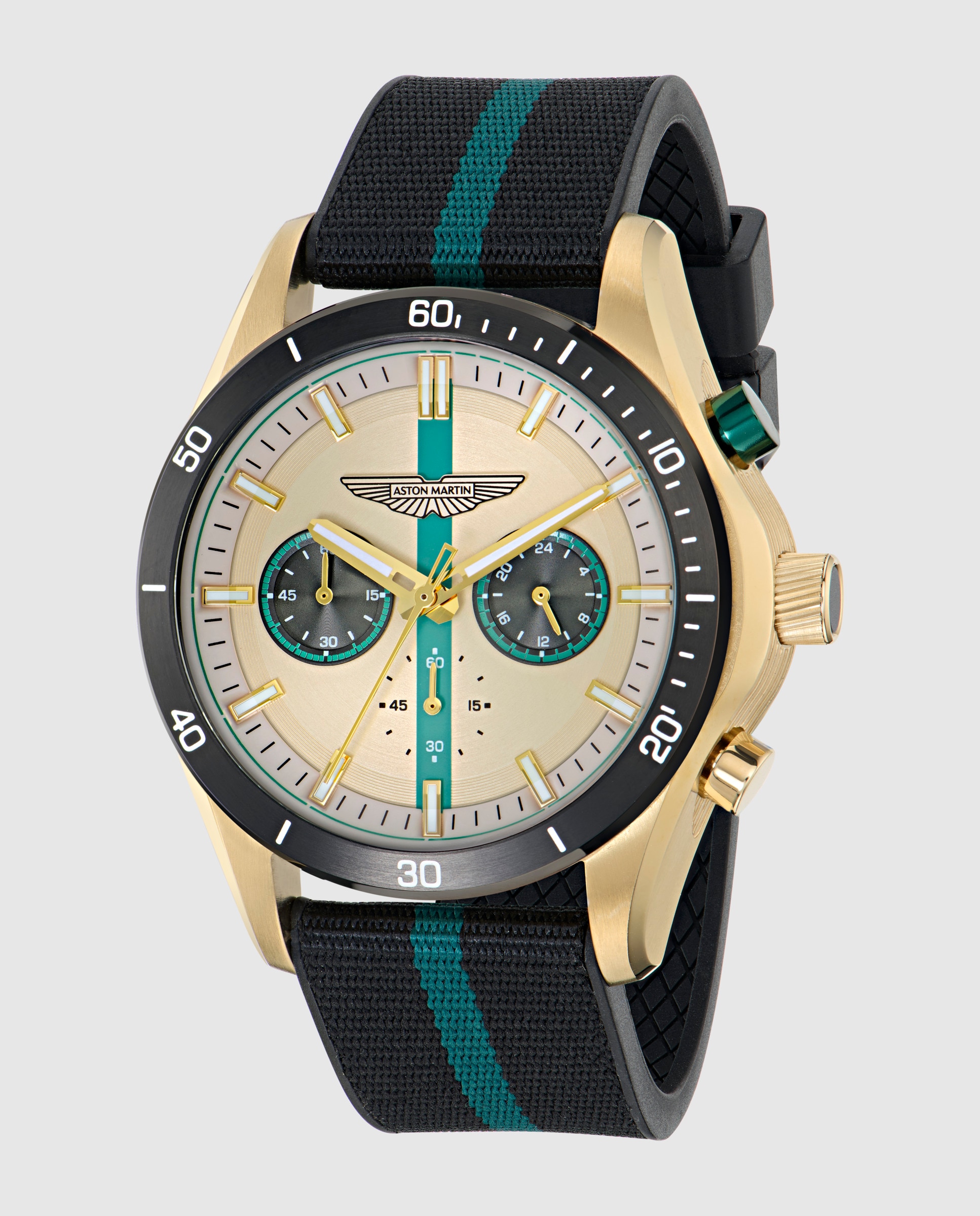 Imagen 4 de Reloj de hombre clp thrill mtrl1f601 de textil - Aston Martin - Negro Negro