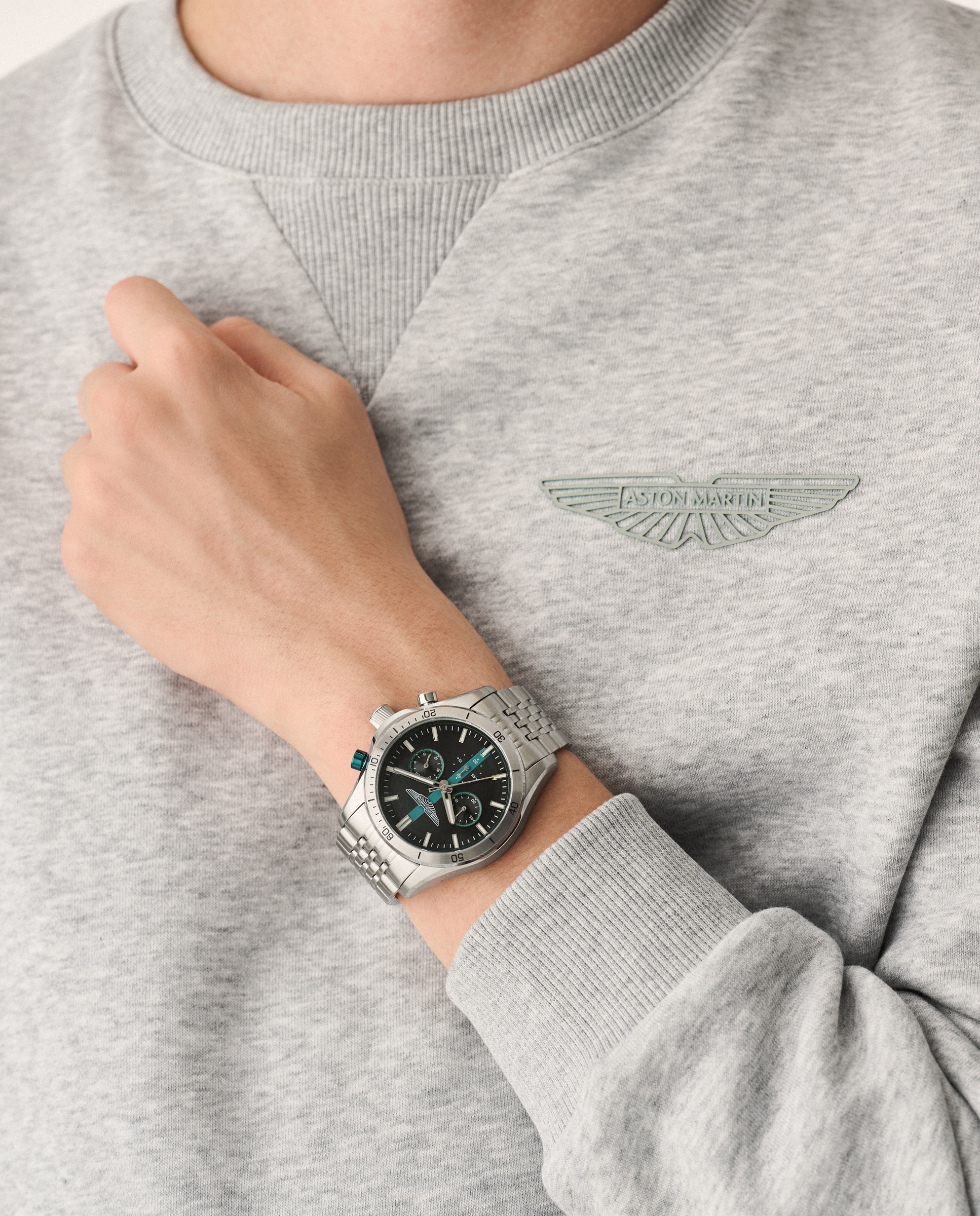 Reloj de hombre clp thrill mtrl1f607 de acero - Aston Martin - Plata Plata-4