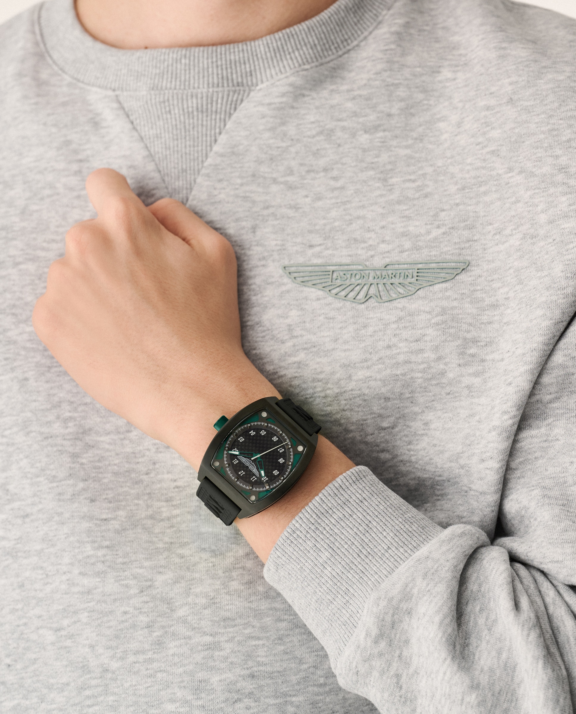Imagen 3 de Reloj de hombre trg thrill mtrt2f601 de silicona - Aston Martin - Negro Negro