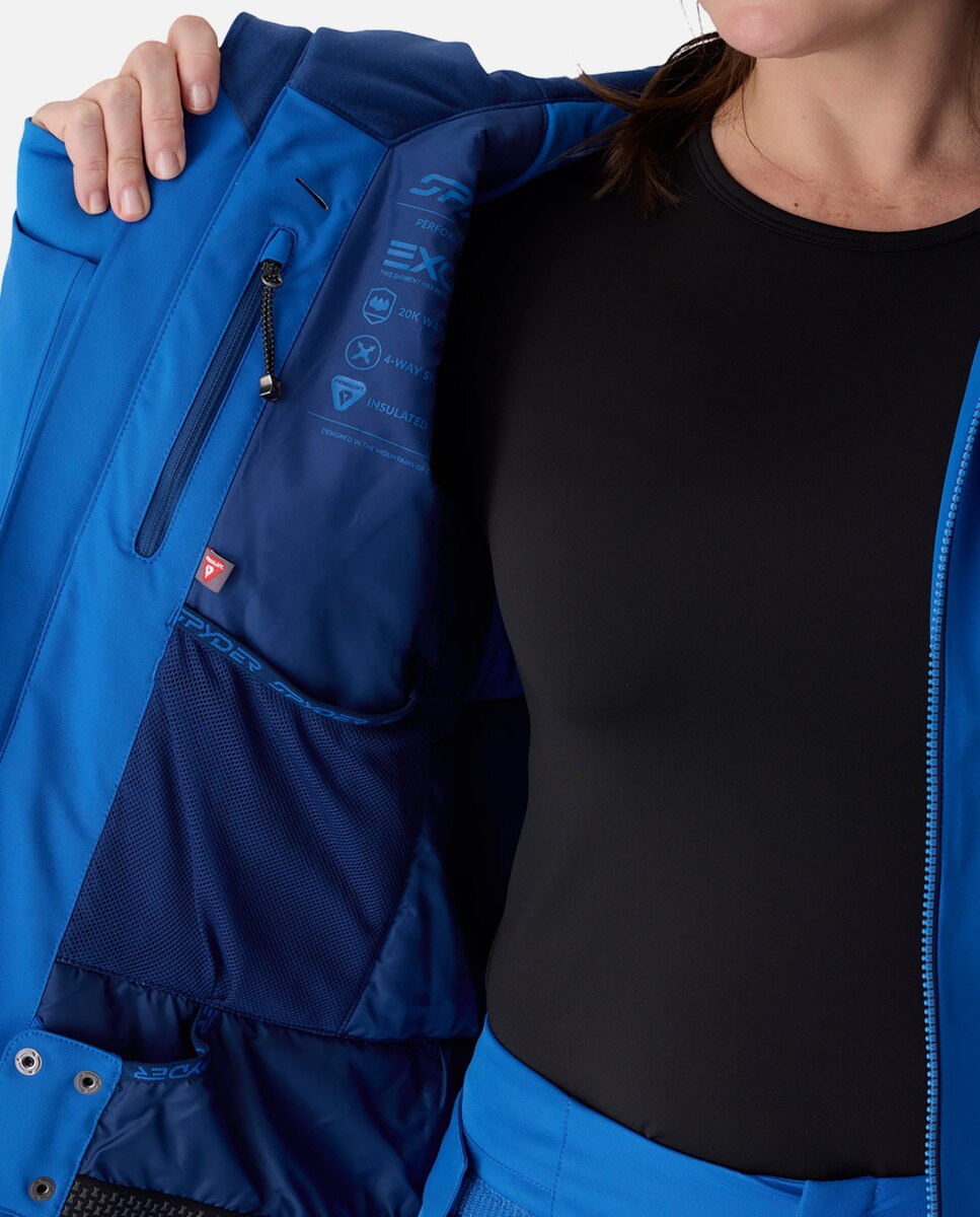 Chaqueta de esquí de mujer TEMERITY Spyder - Azul Azul-5