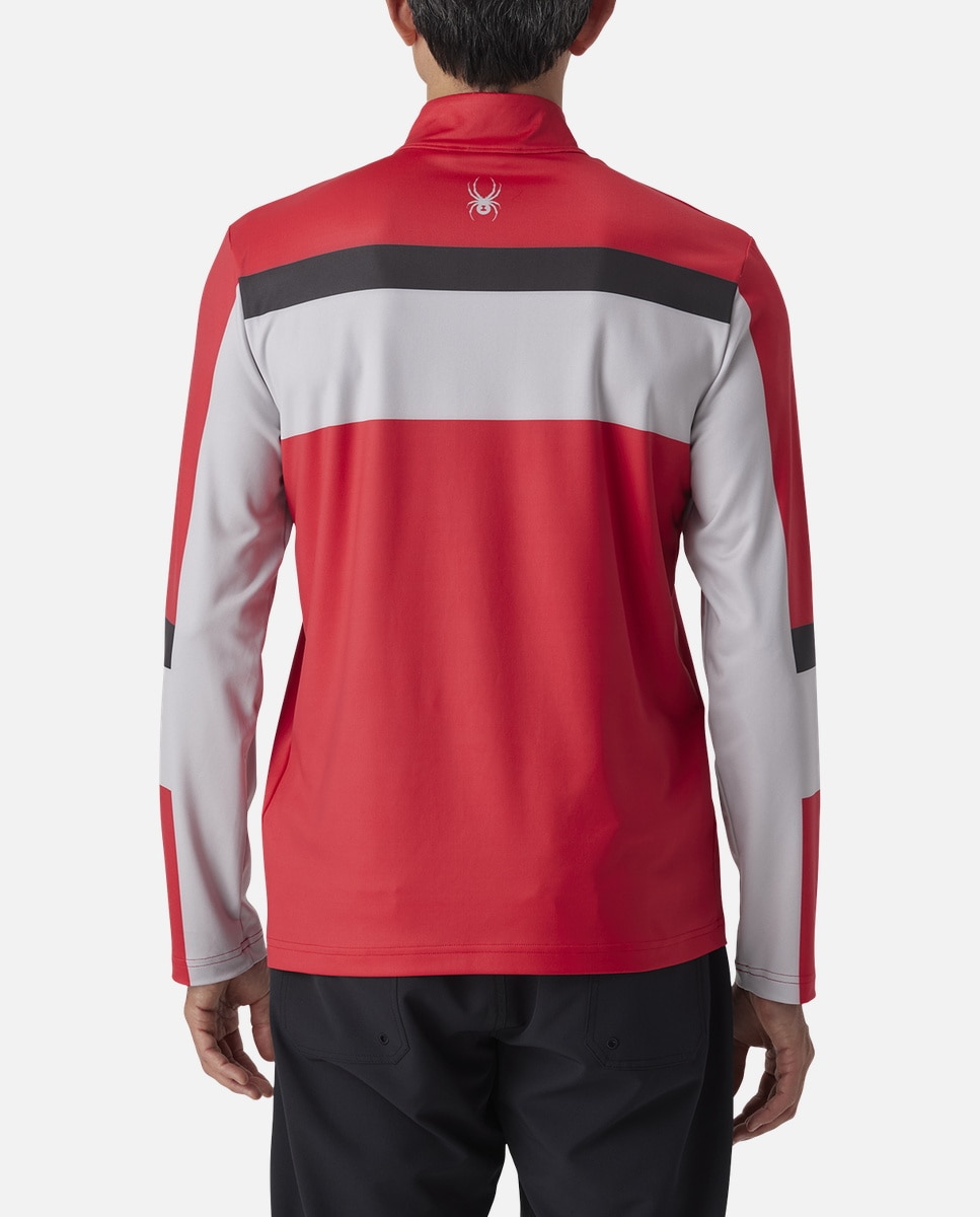 Camiseta térmica de hombre PODIUM Spyder - Rojo Rojo-2