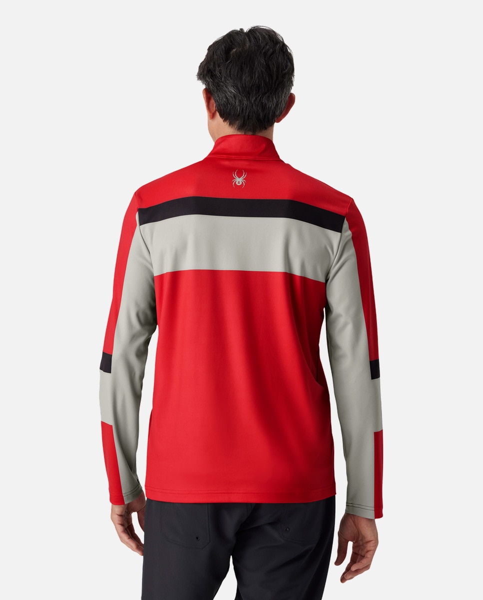 Camiseta térmica de hombre PODIUM Spyder - Rojo Rojo-3