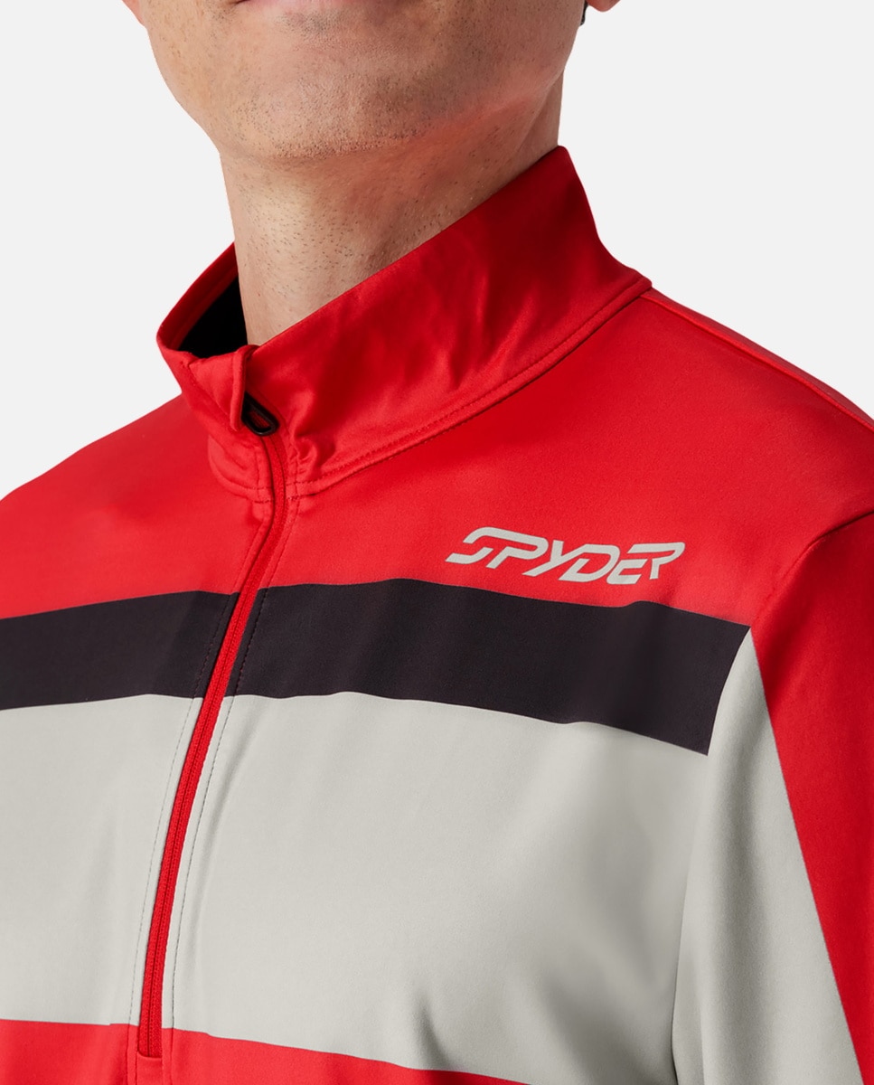 Camiseta térmica de hombre PODIUM Spyder - Rojo Rojo-4