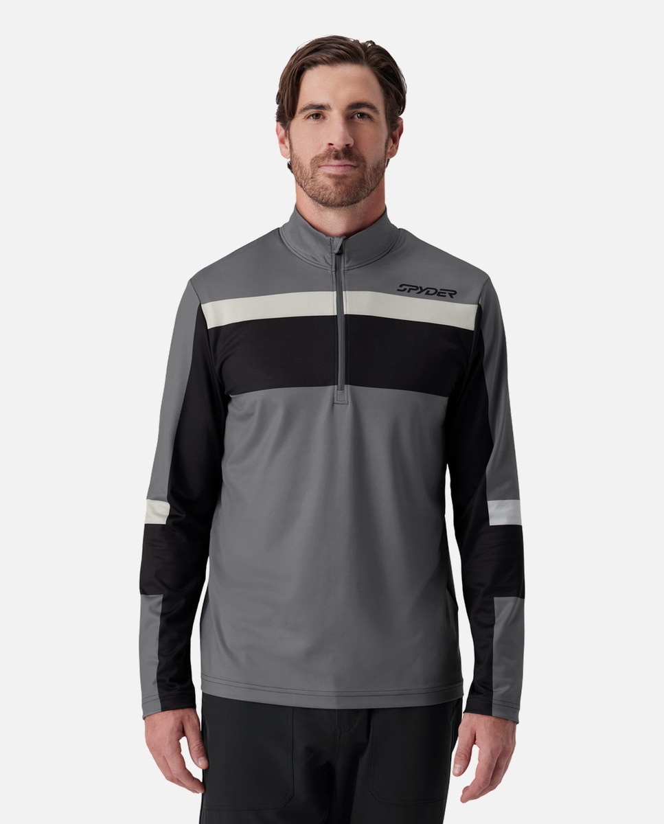 Camiseta térmica de hombre PODIUM Spyder - Gris Gris-1