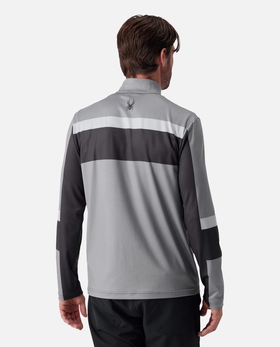 Camiseta térmica de hombre PODIUM Spyder - Gris Gris-2
