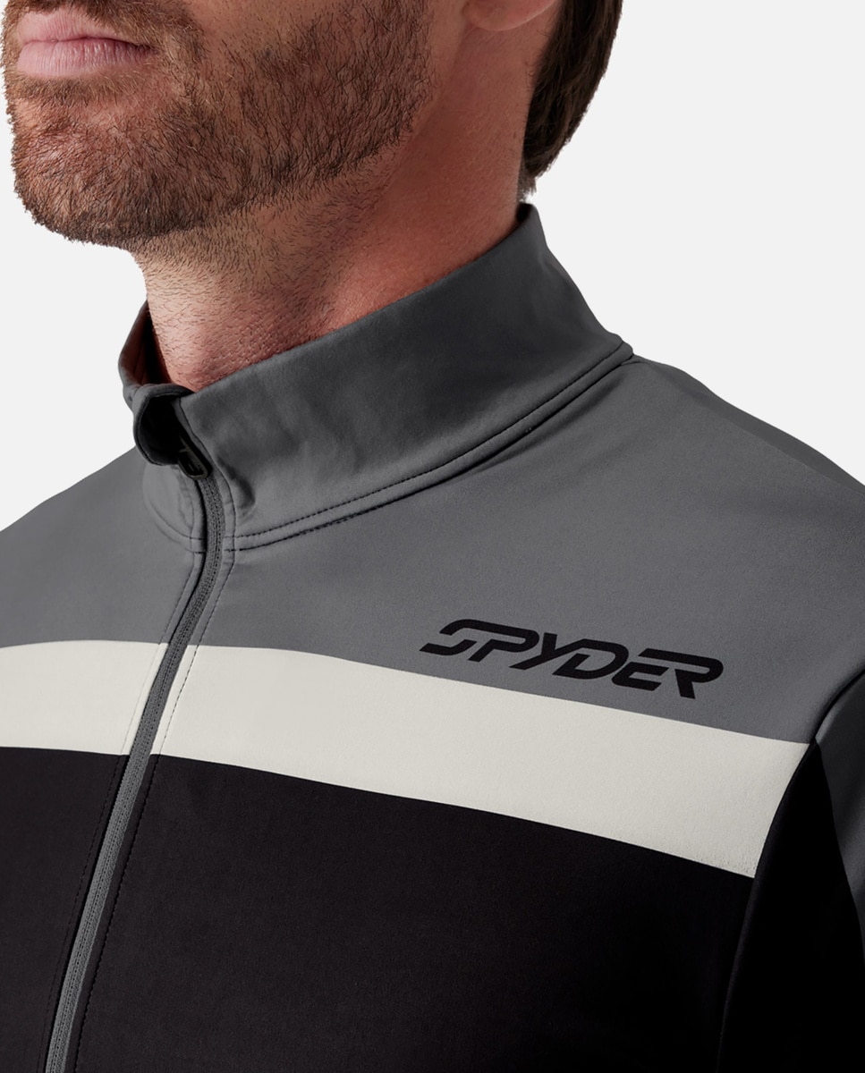 Camiseta térmica de hombre PODIUM Spyder - Gris Gris-3