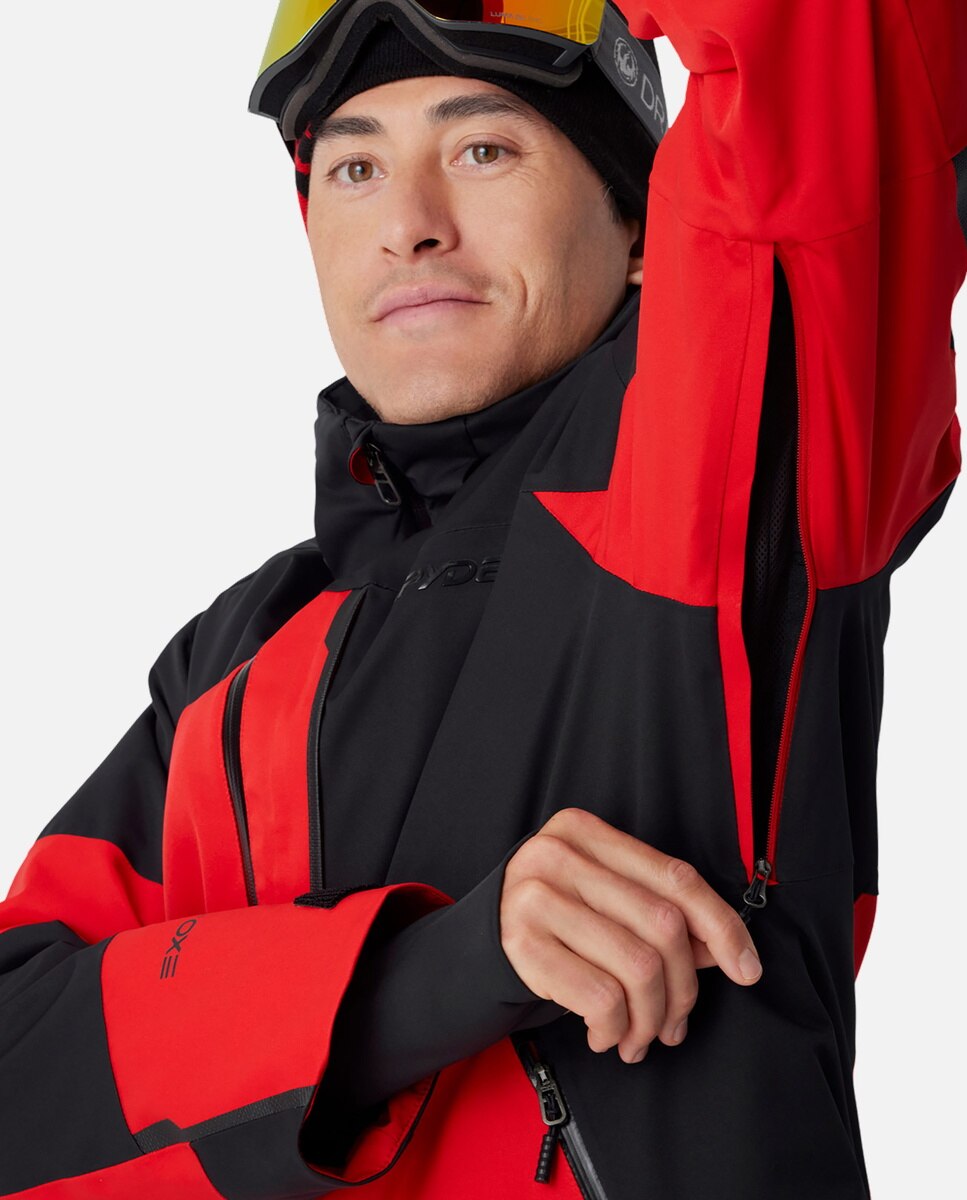 Chaqueta de esquí de hombre LEADER Spyder - Rojo Rojo-4