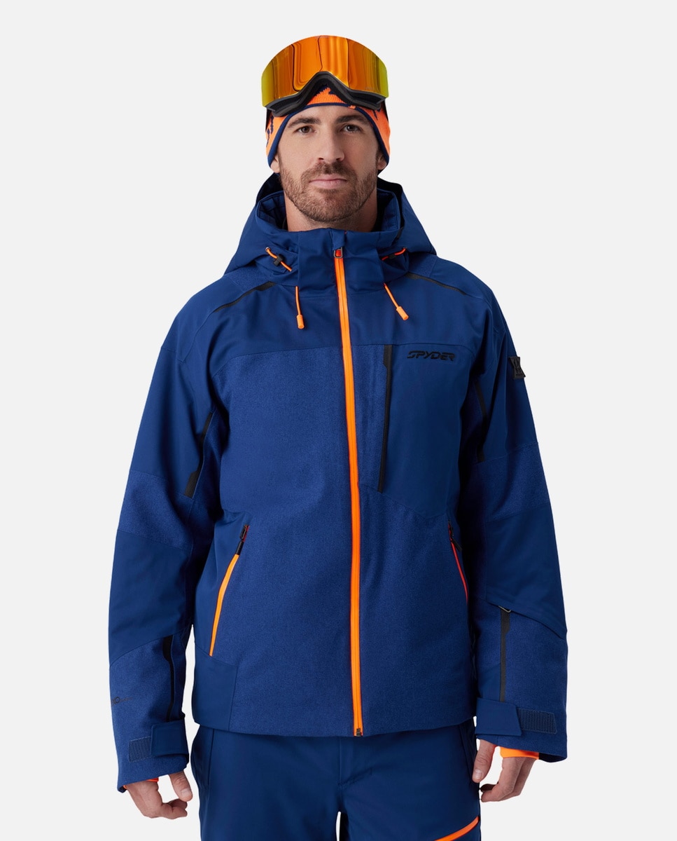 Chaqueta de esquí de hombre LEADER Spyder - Azul Azul-1