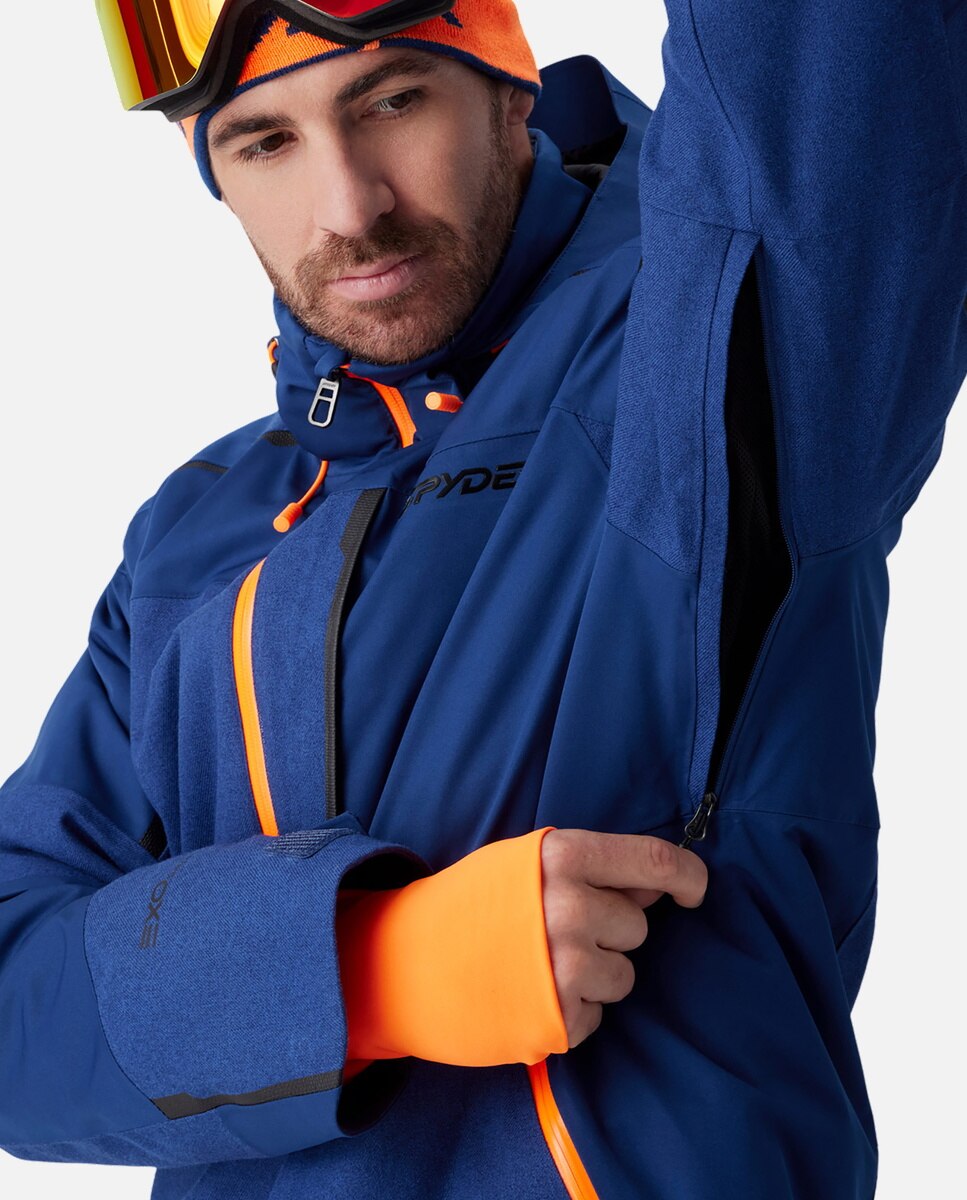 Chaqueta de esquí de hombre LEADER Spyder - Azul Azul-7