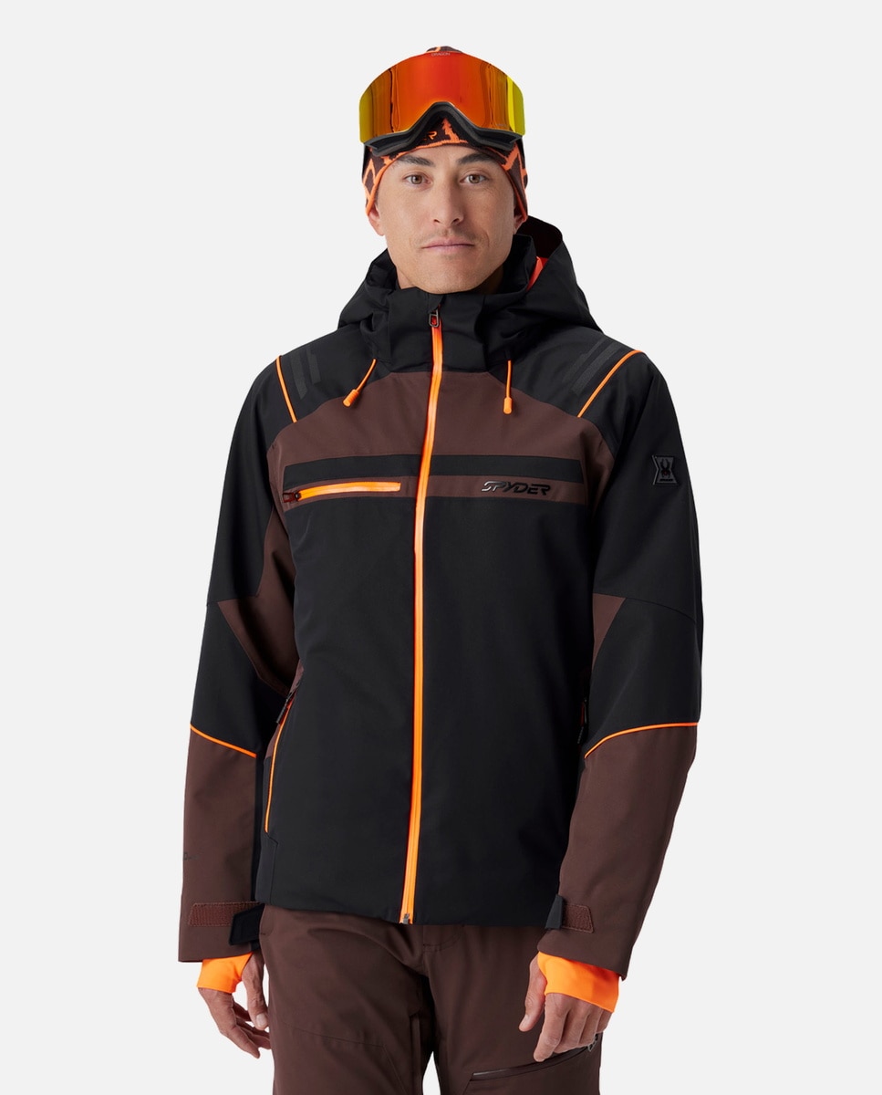 Chaqueta de esquí de hombre TITAN Spyder - Marrón Marrón-1