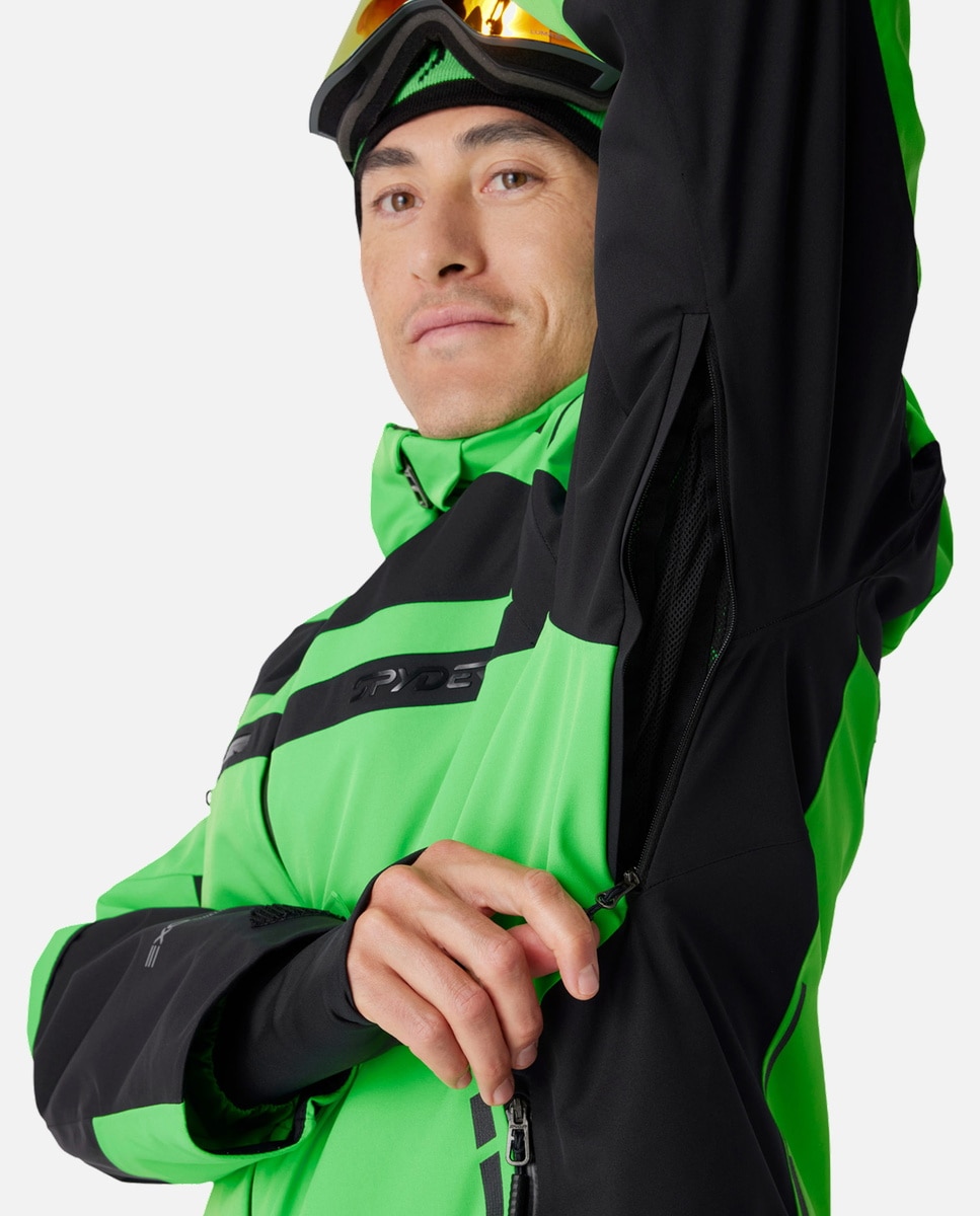 Imagen 4 de Chaqueta de esquí de hombre TITAN Spyder - Verde Verde